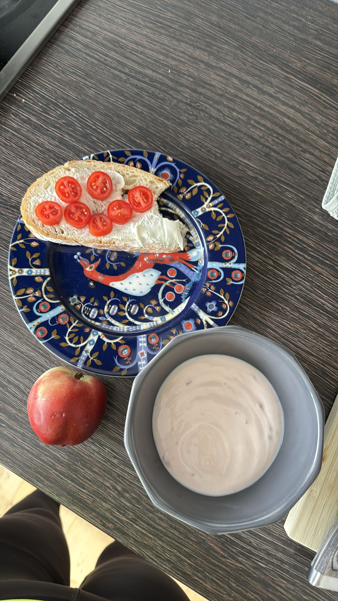 Bread Yogurt Apple