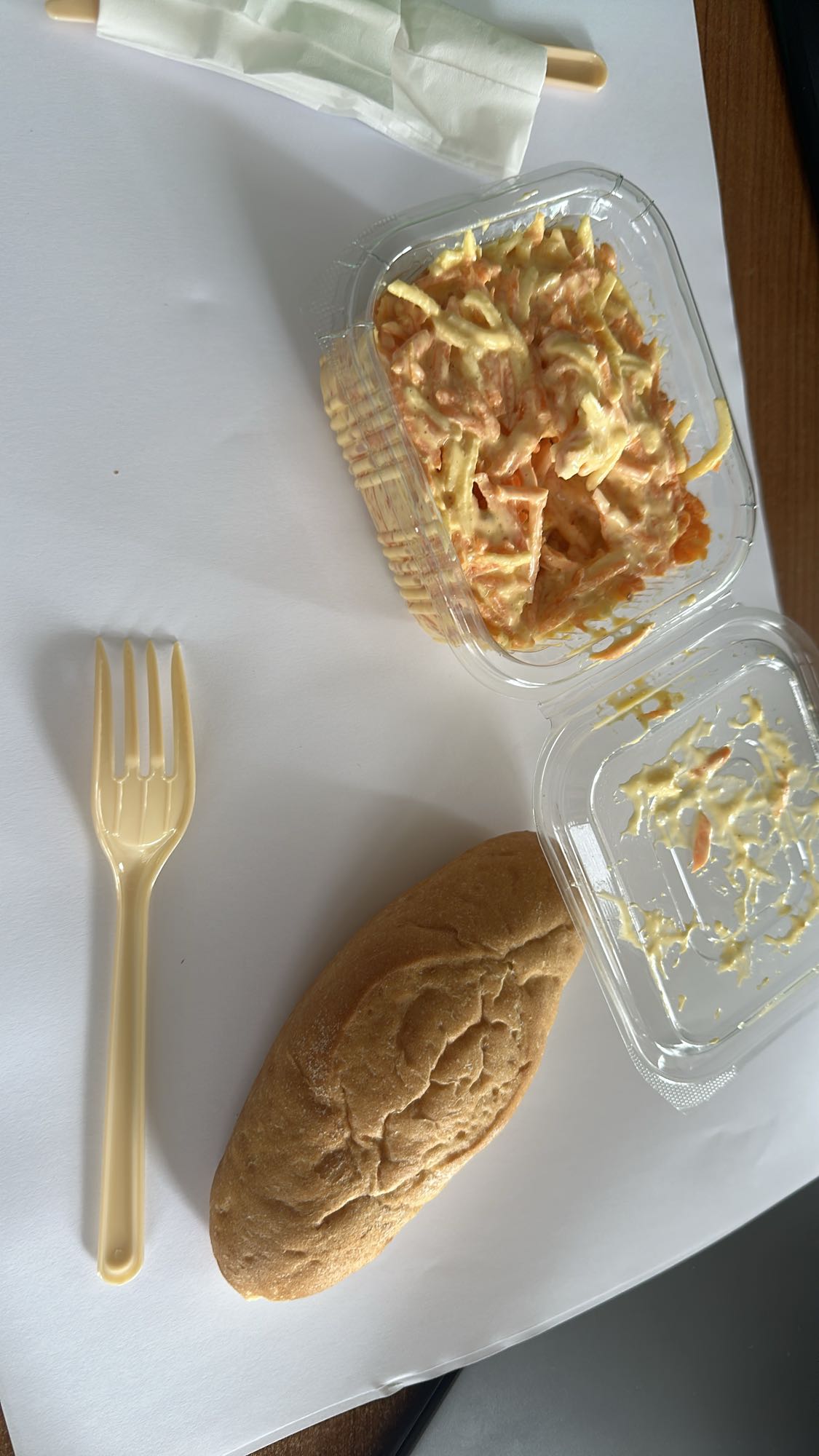 Creamy Pasta with Bread