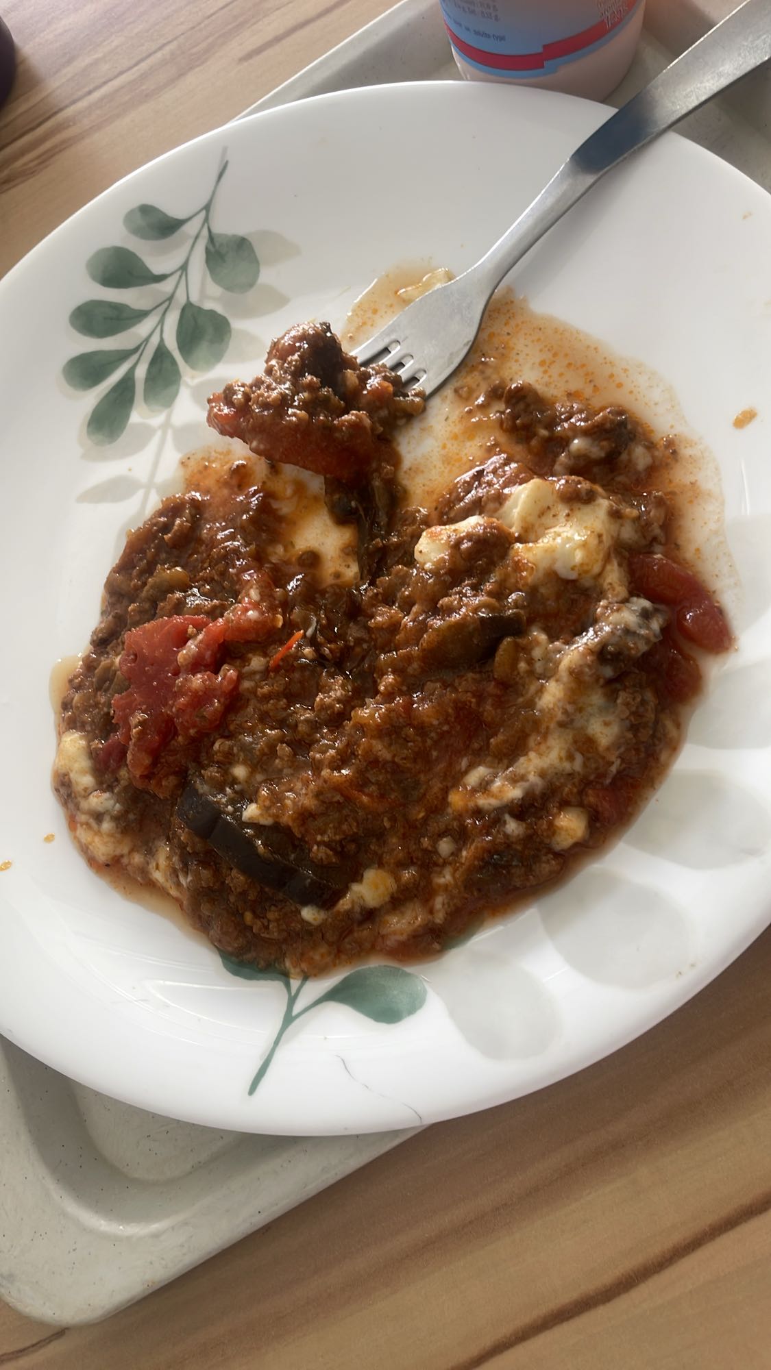 Gratin viande tomate