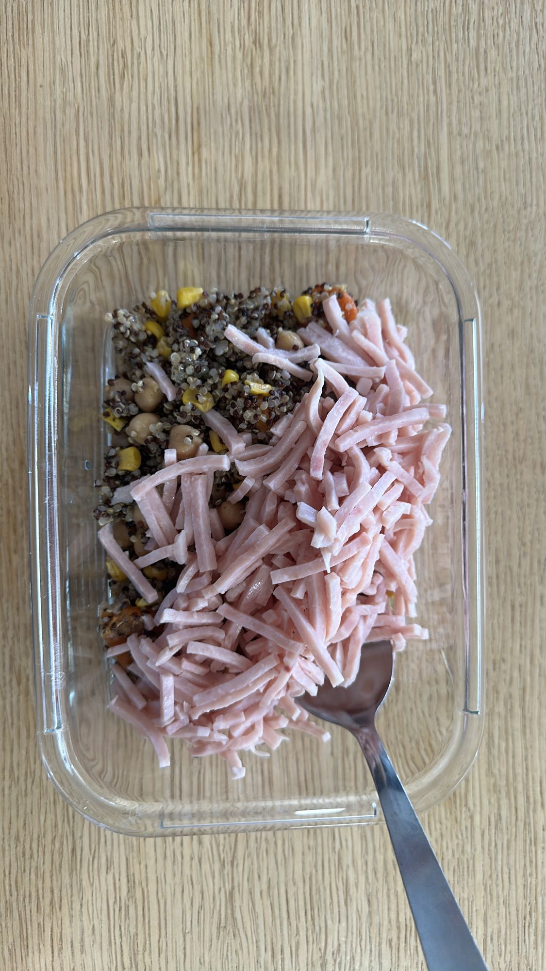 Salade quinoa jambon