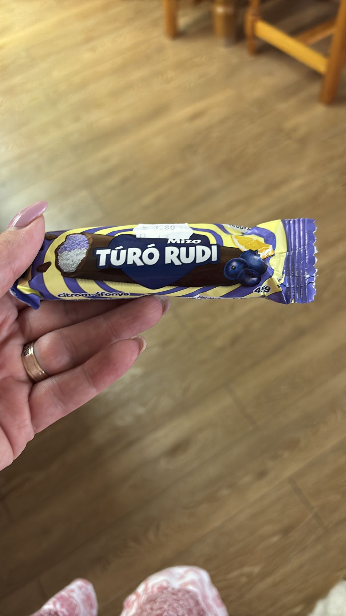 Áfonyás Túró Rudi