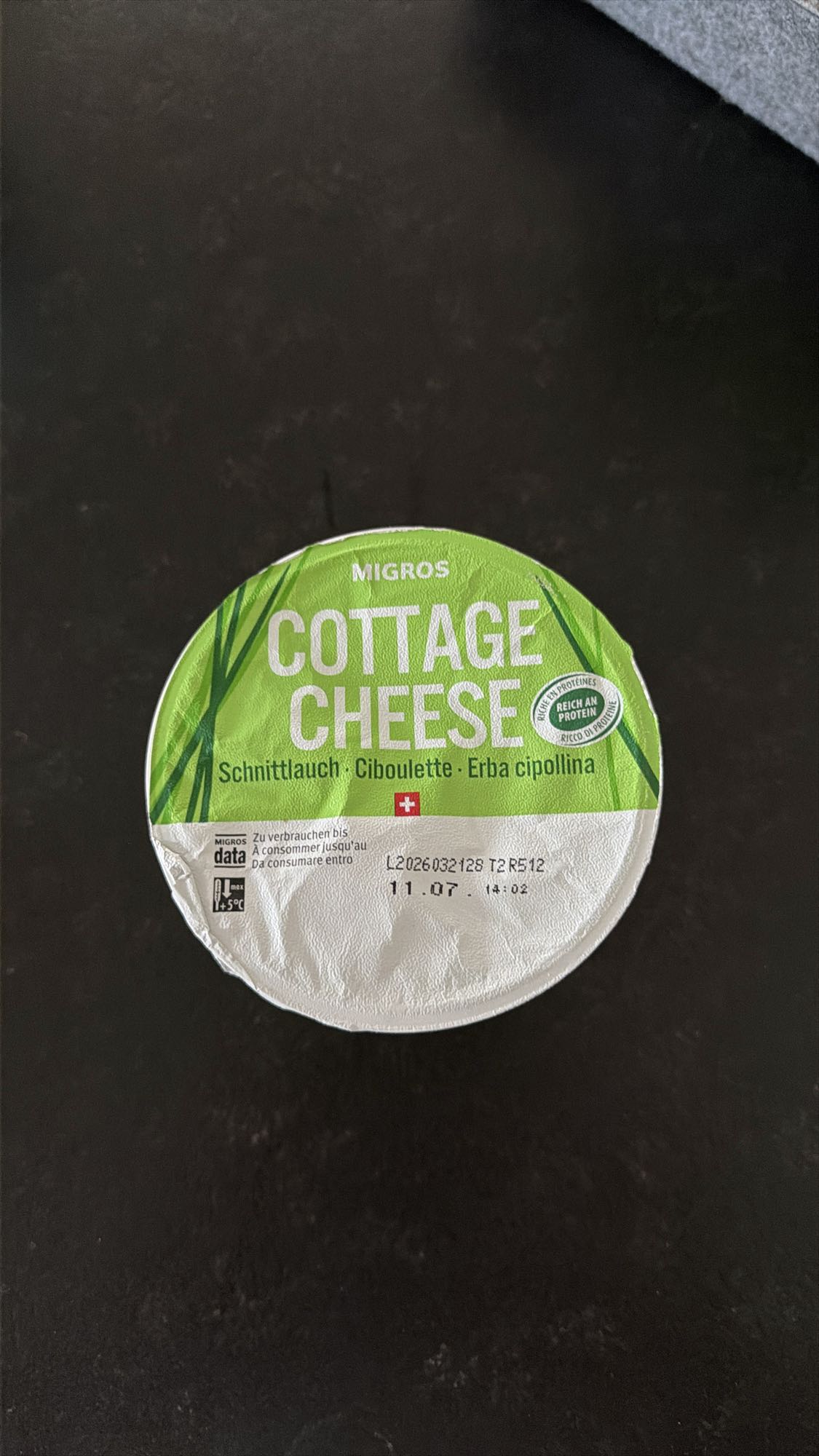 Hüttenkäse mit Schnittlauch