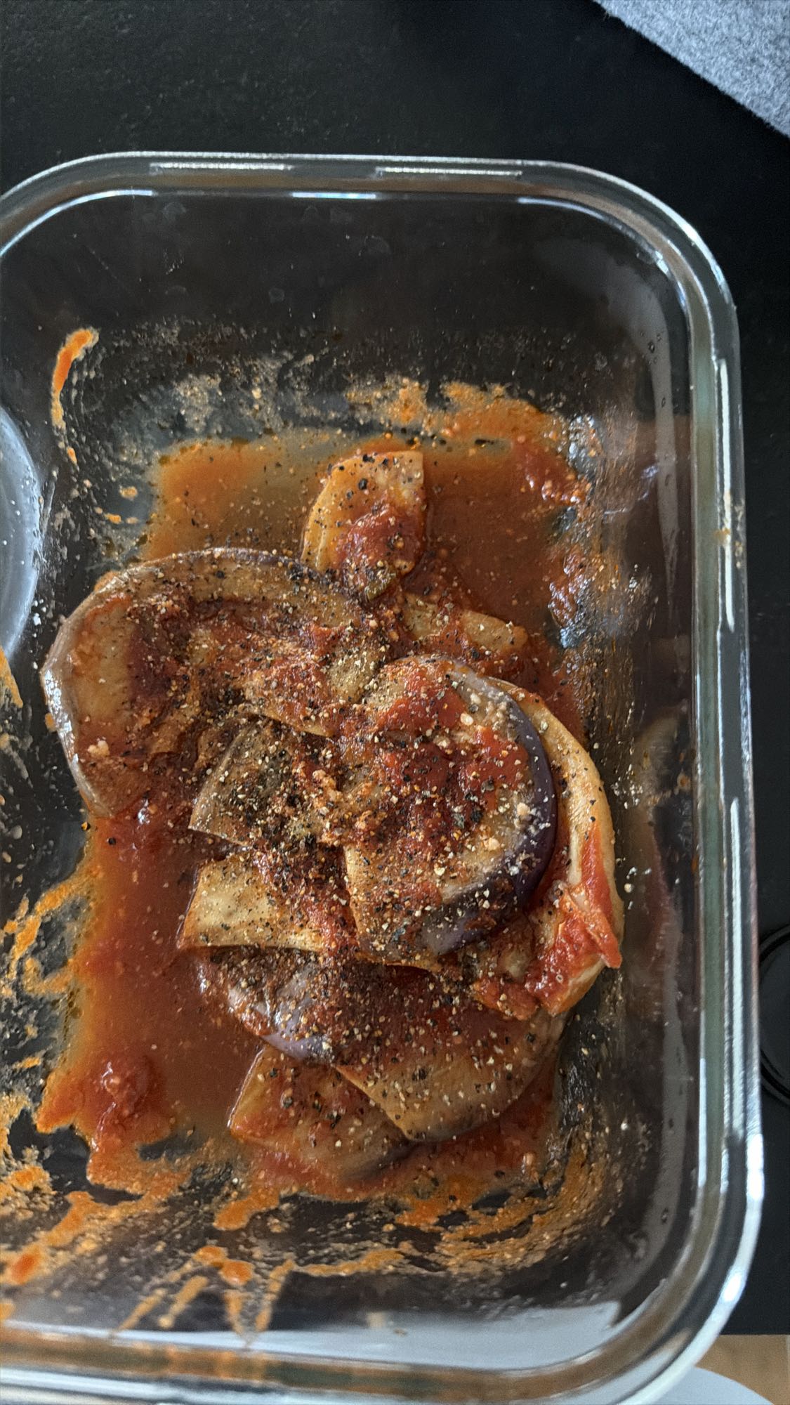 Aubergine in Tomatensoße