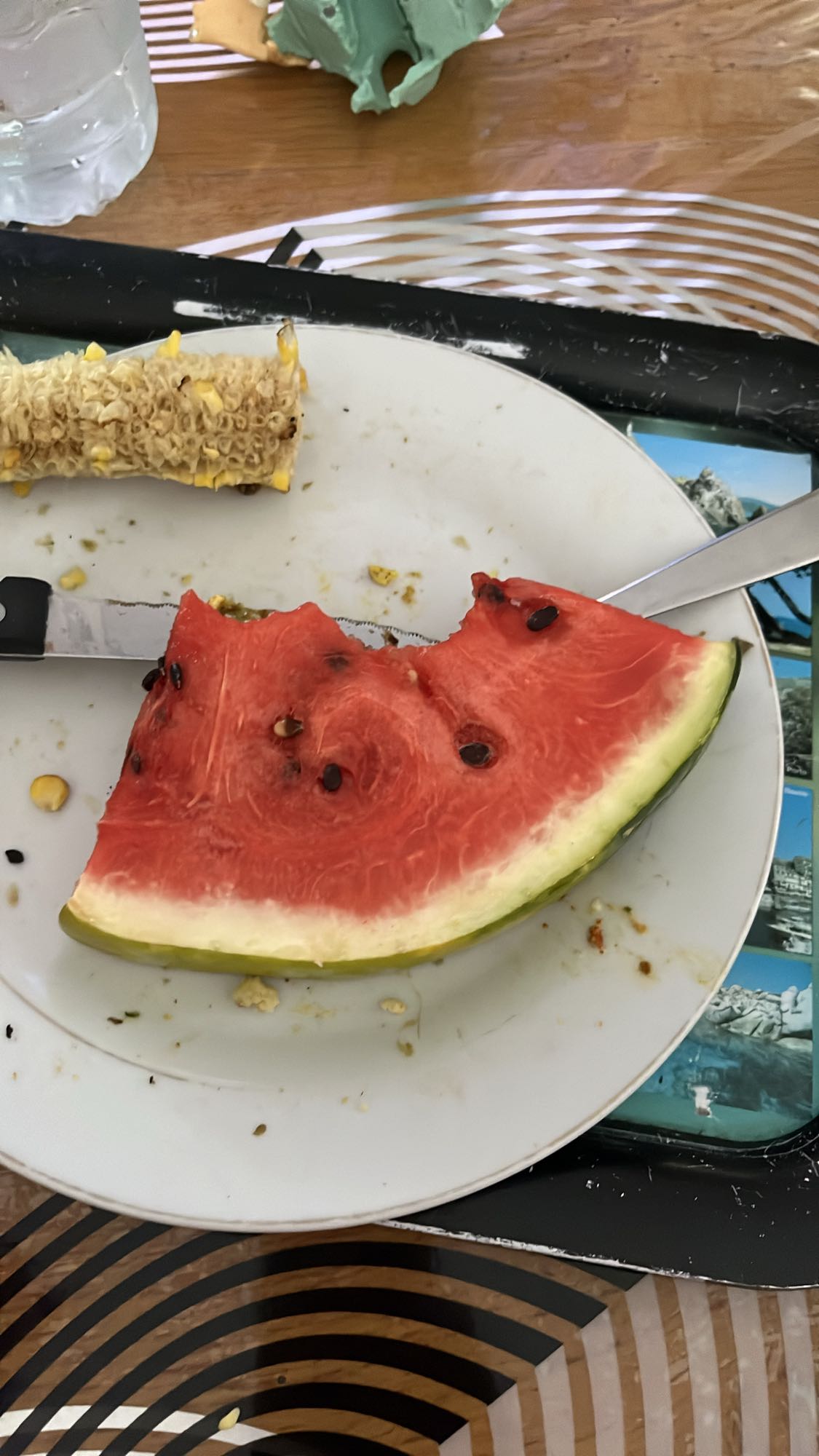 Pastèque et maïs