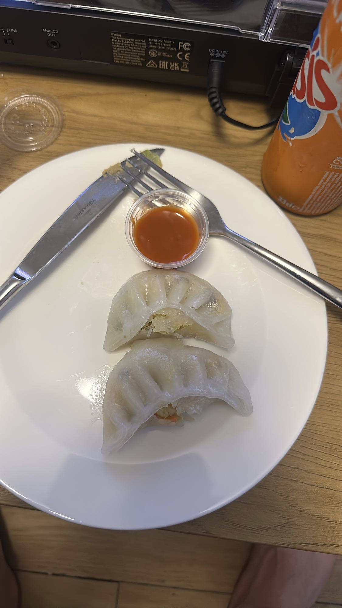Raviolis vapeur sauce