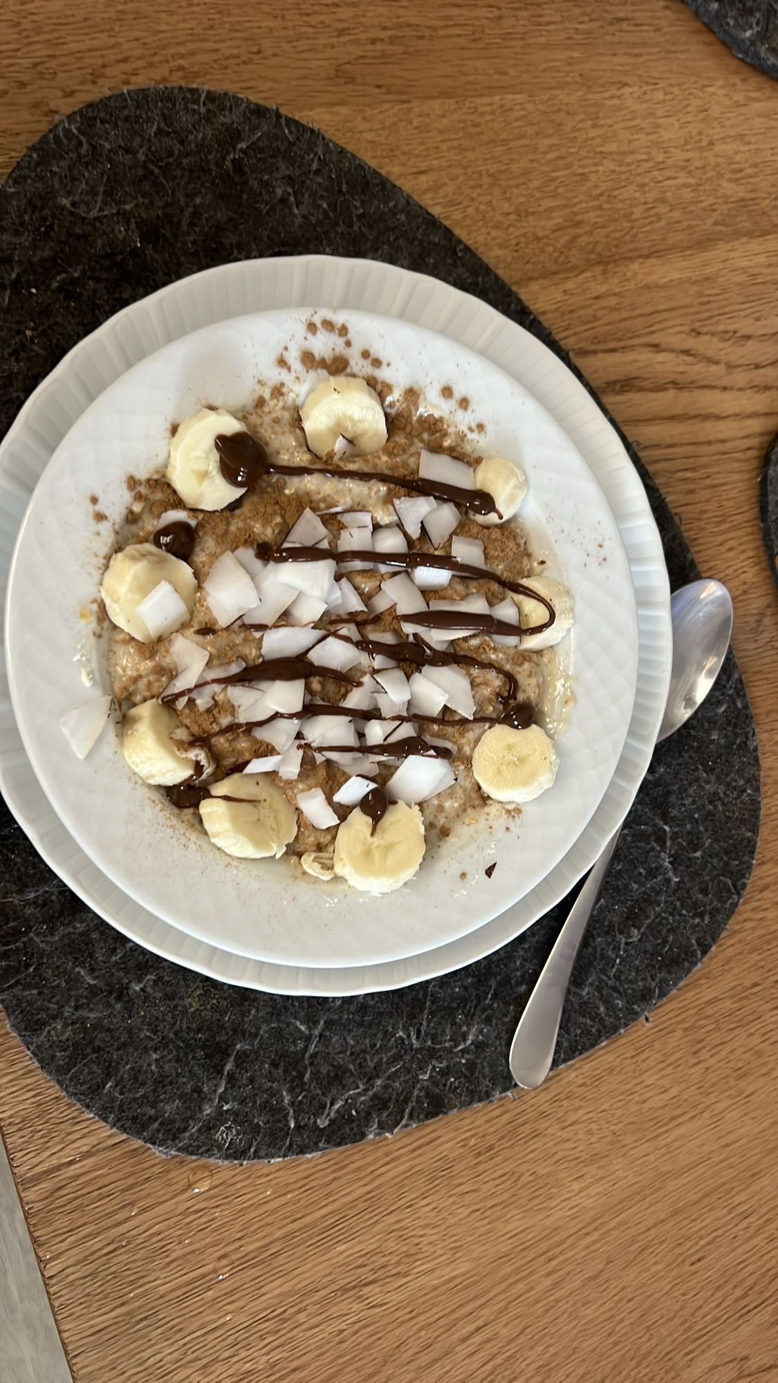 Porridge con banana
