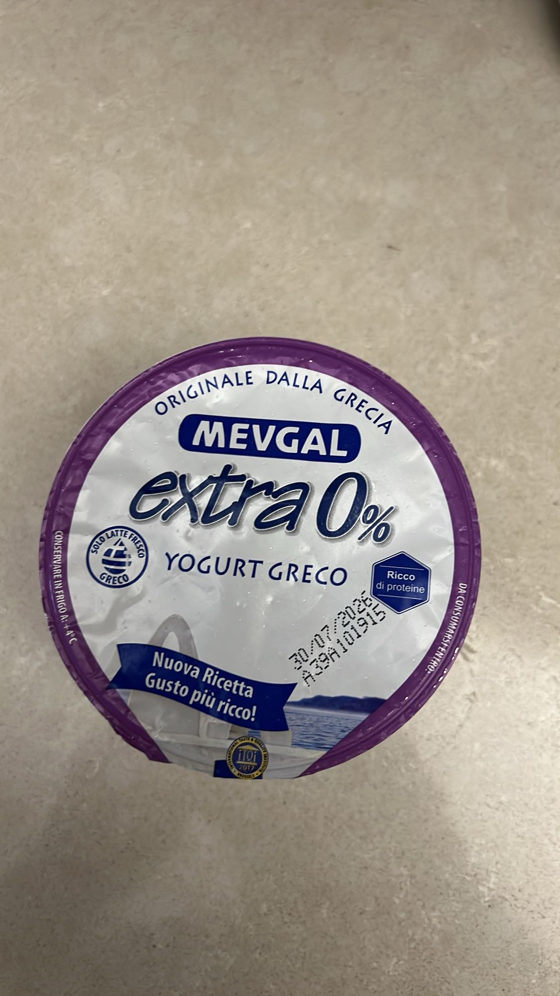 Yogurt greco 0%