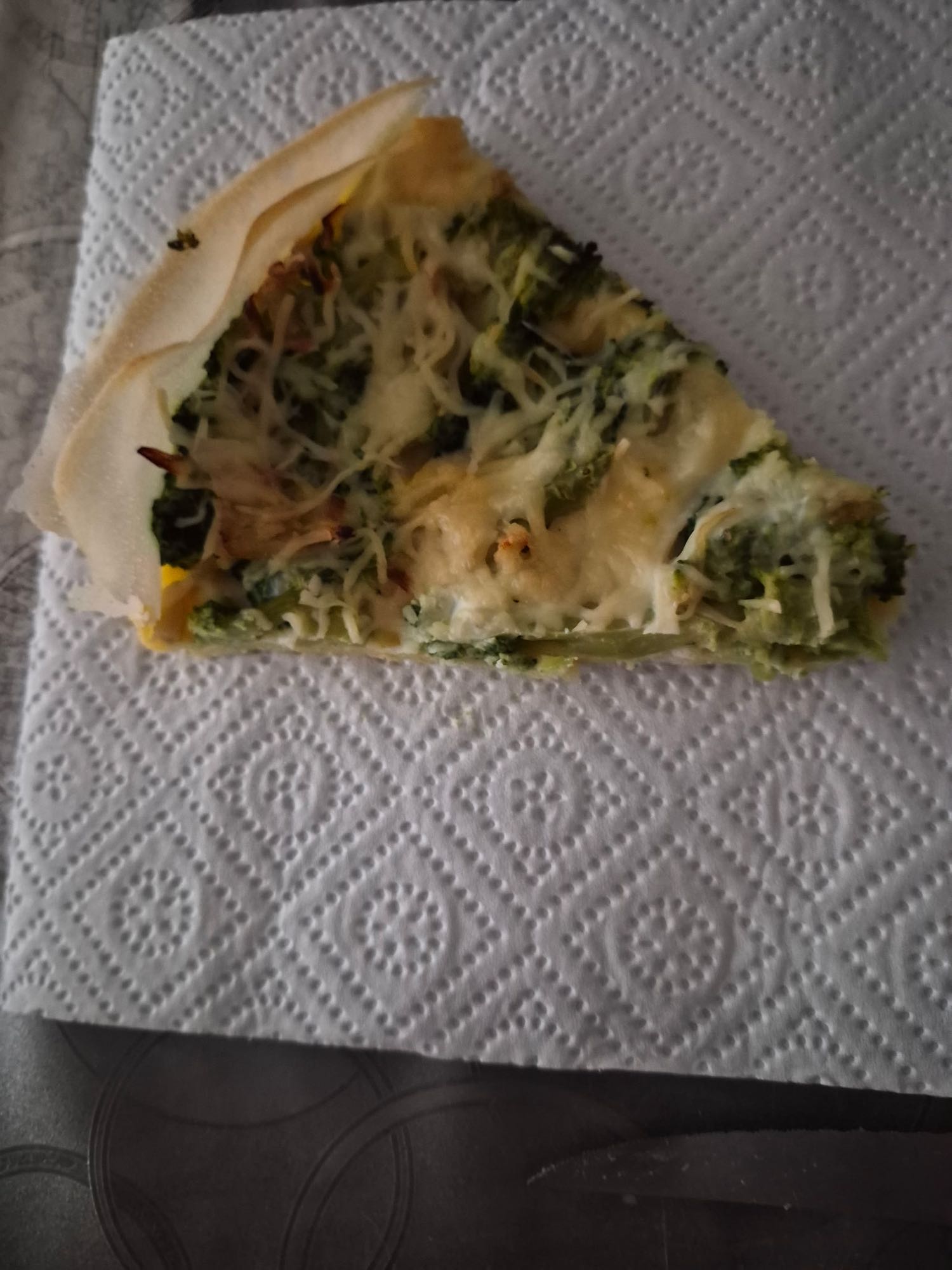 Part de quiche brocoli