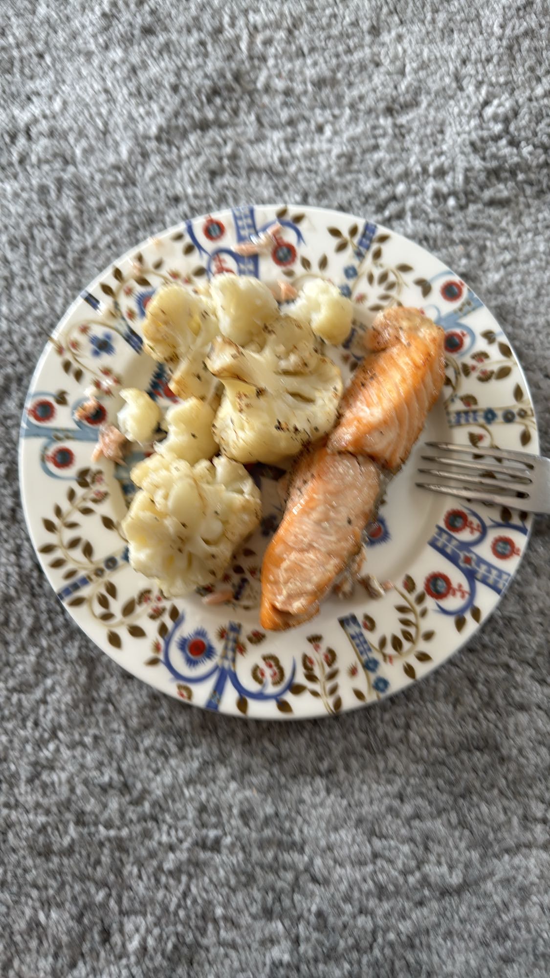 Salmon and Cauliflower
