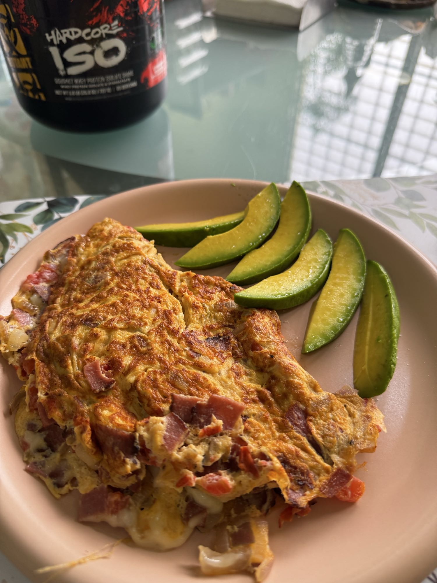 omelet con aguacate