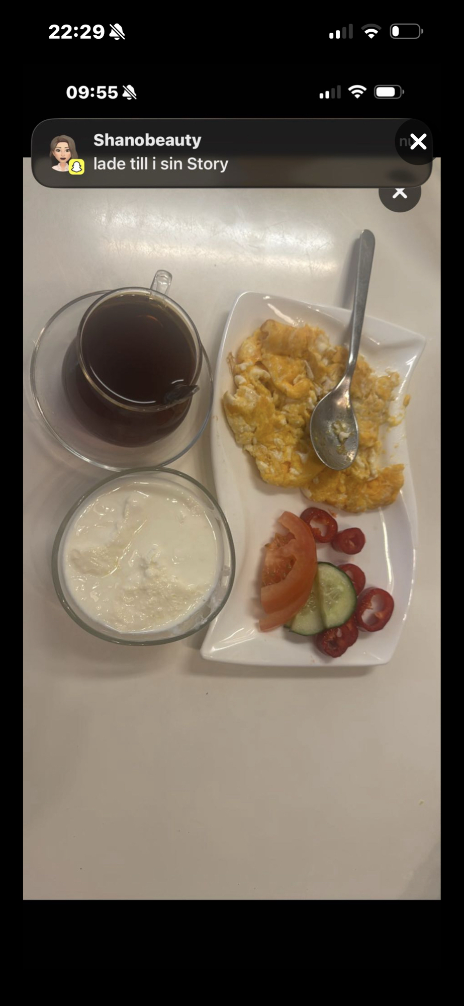 Ägg med yoghurt