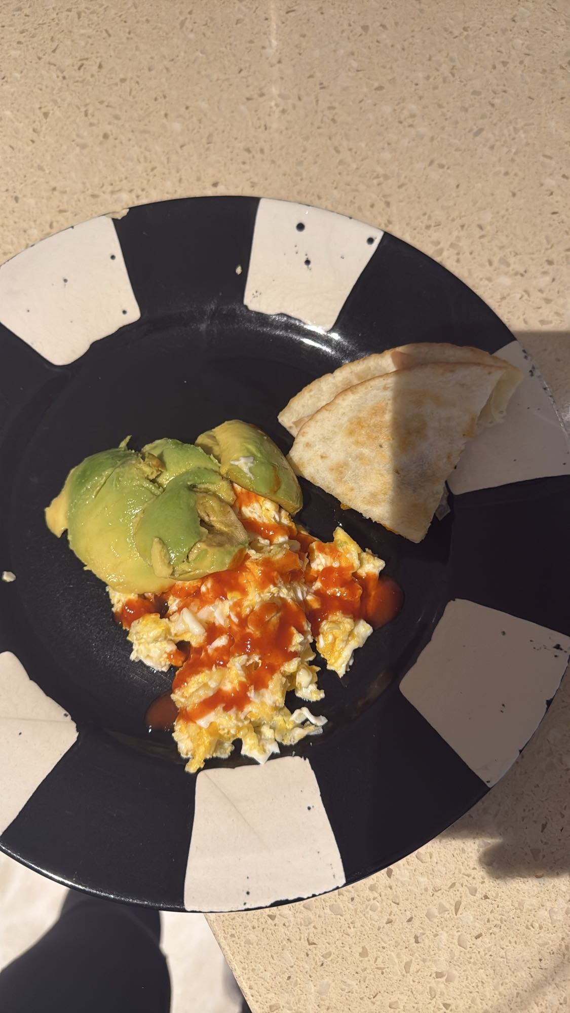 Eggs Avocado Pita