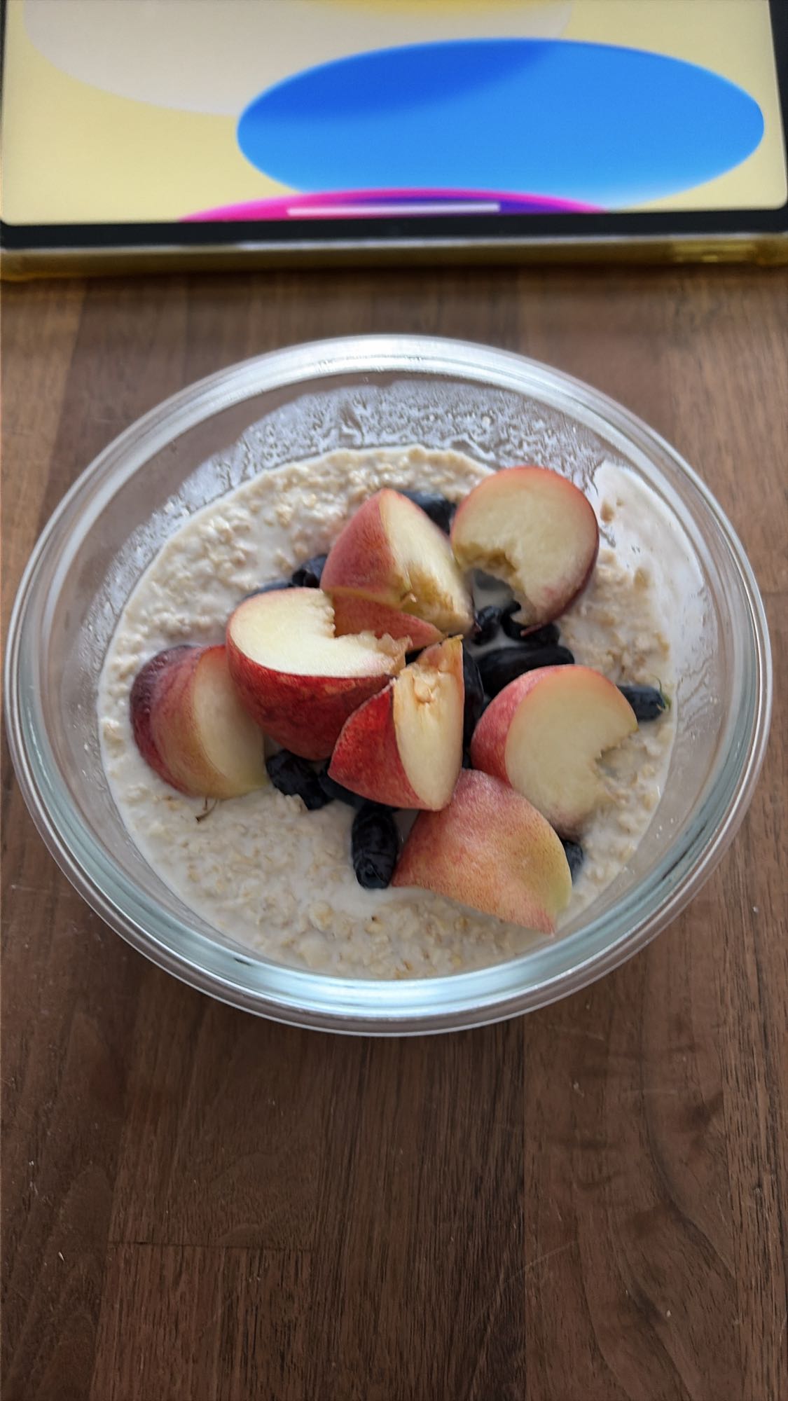 Havregröt med frukt