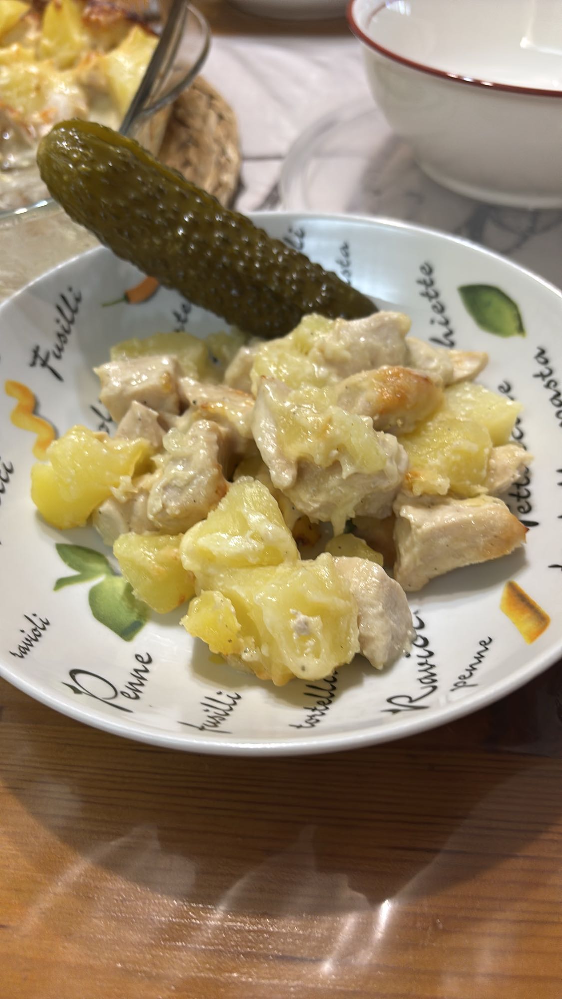 Csirkés rakott krumpli