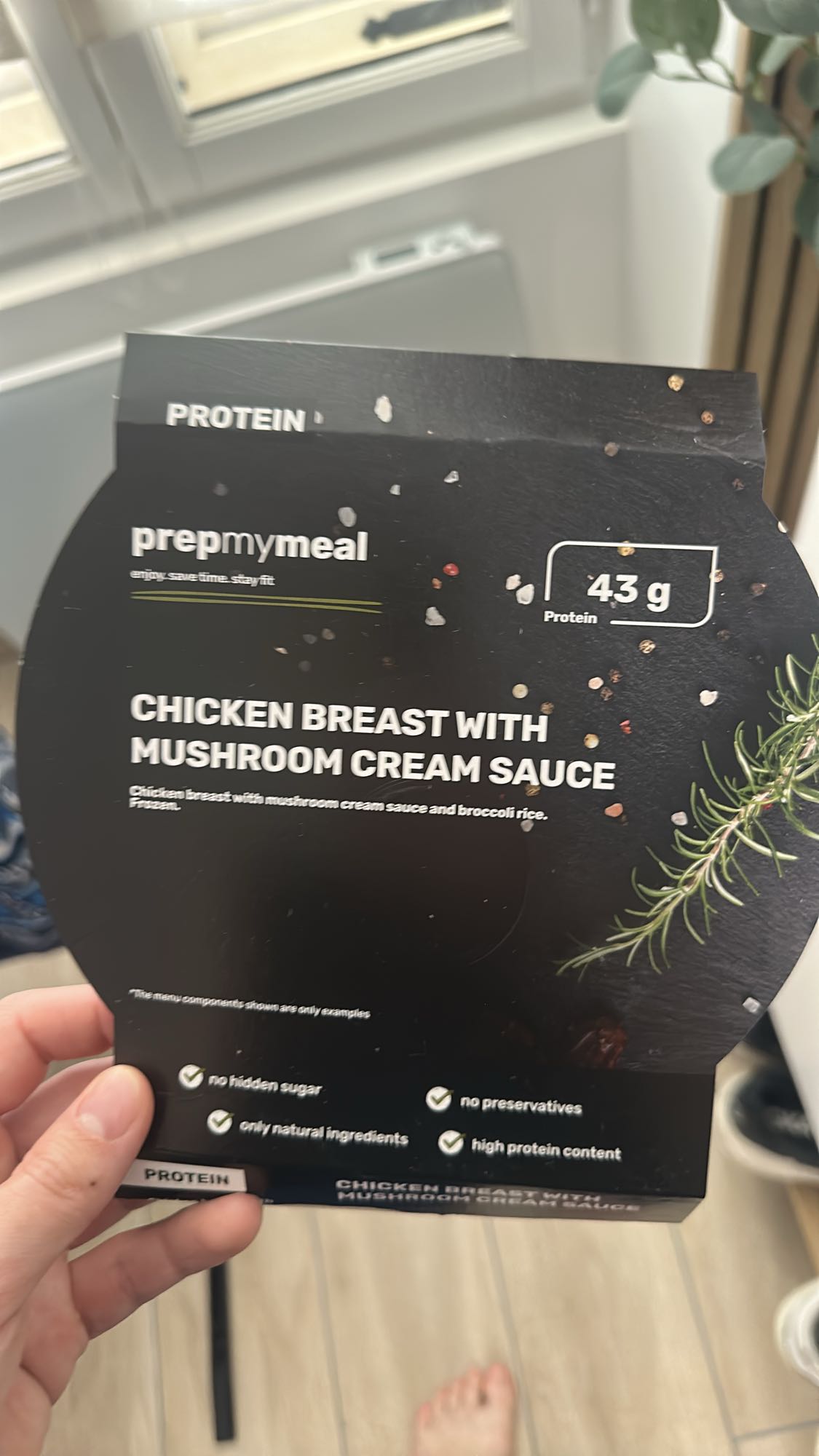 Poulet sauce crème champi