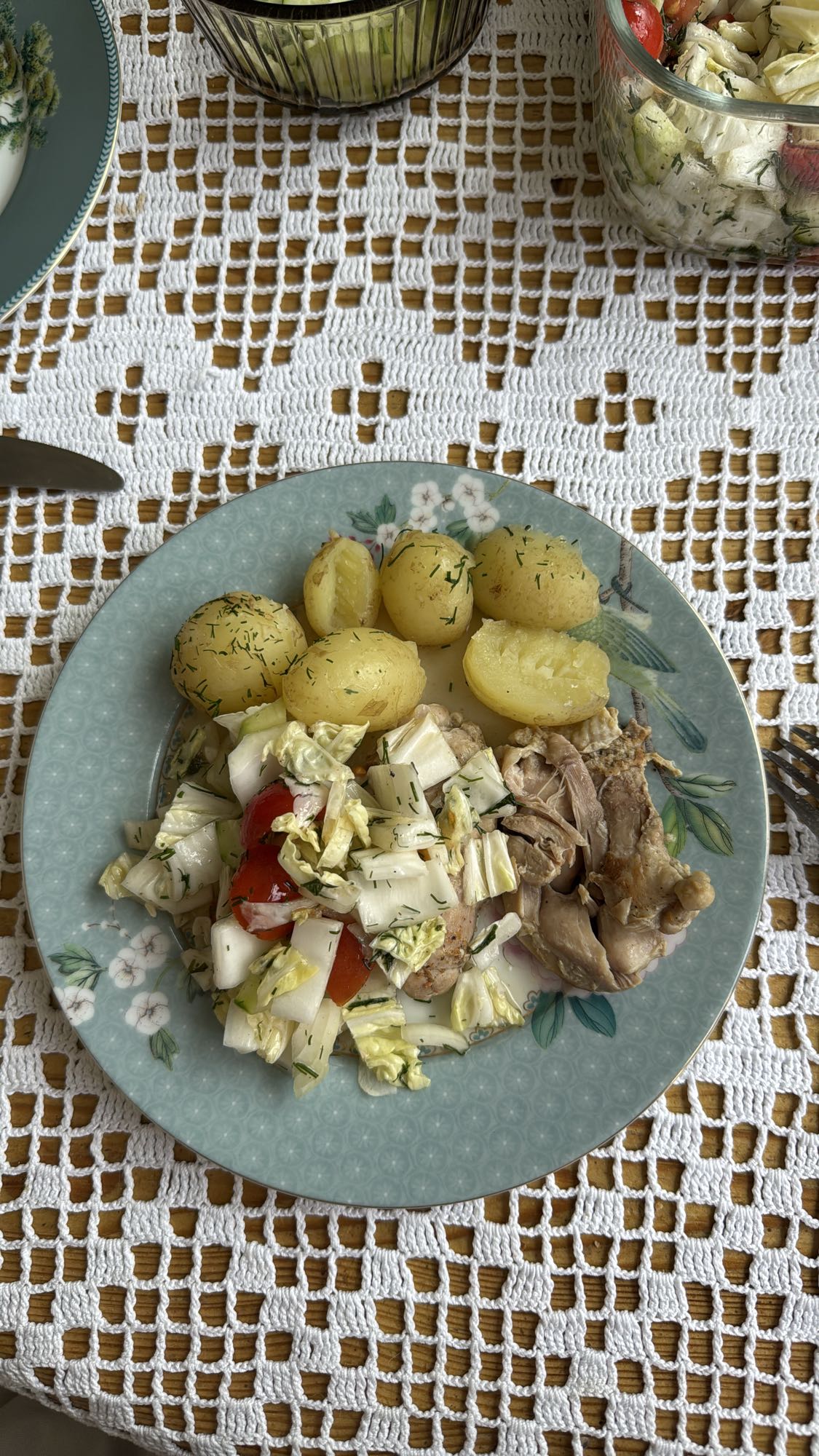 Chicken Potatoes Salad