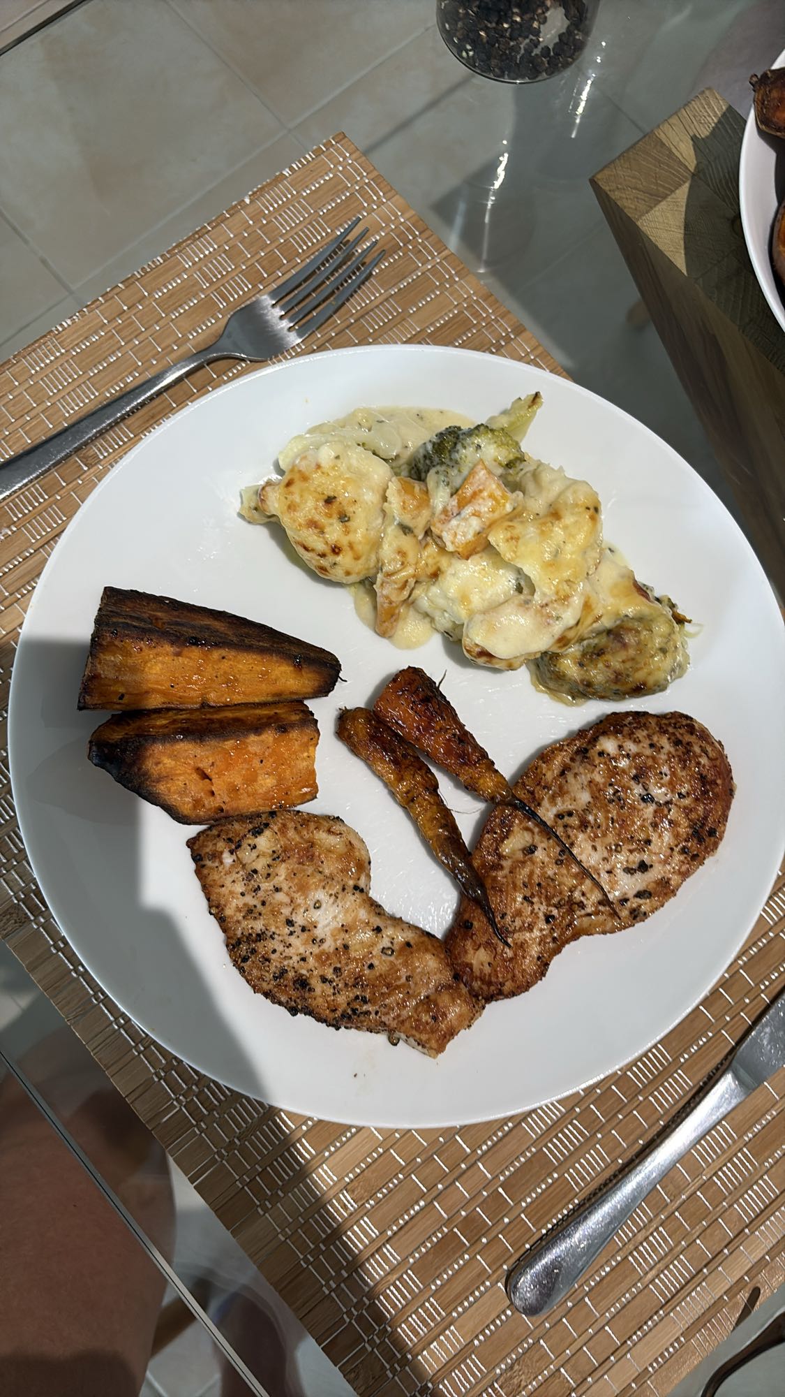 Chicken Sweet Potato Plate