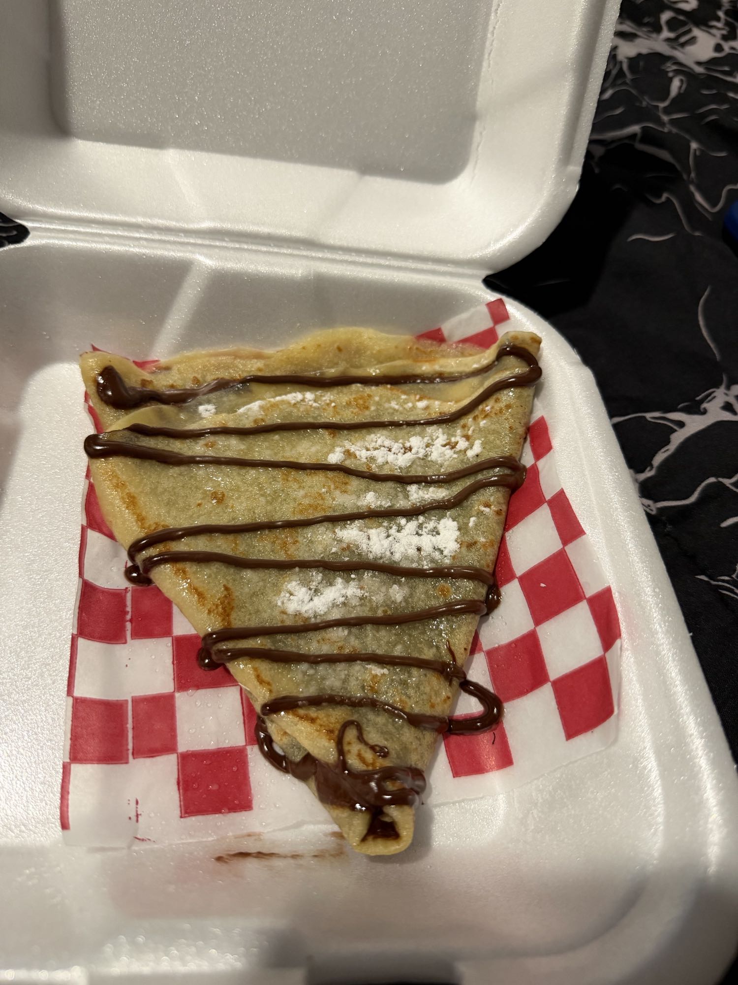 crepa con chocolate