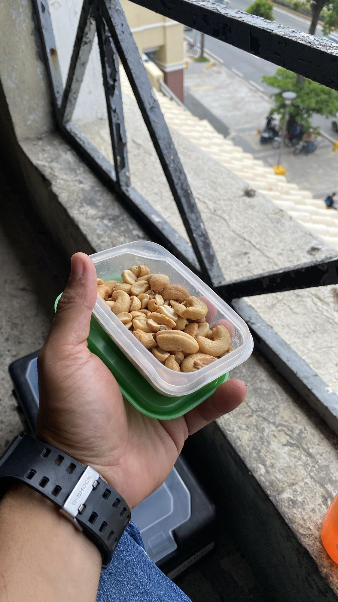 mezcla de anacardos y cacahuetes