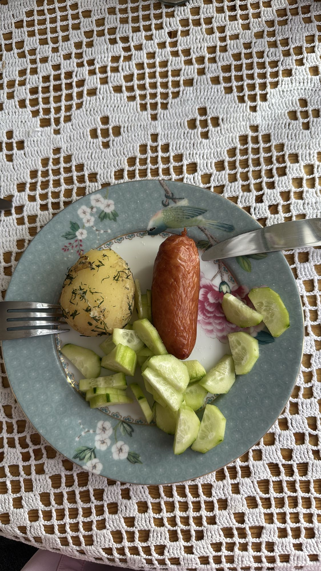 Sausage Potato Plate
