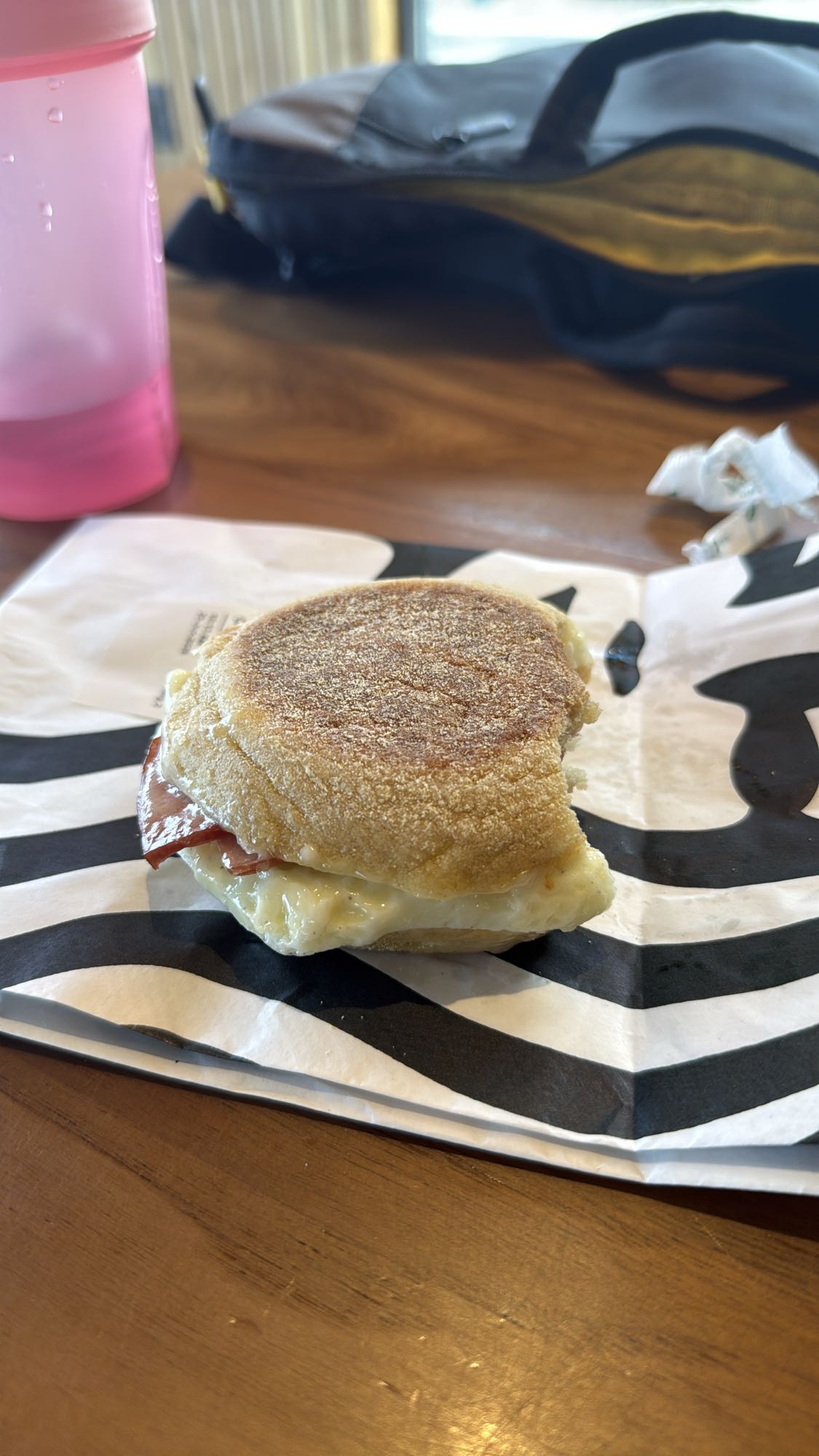 Egg Turkey Bacon Muffin