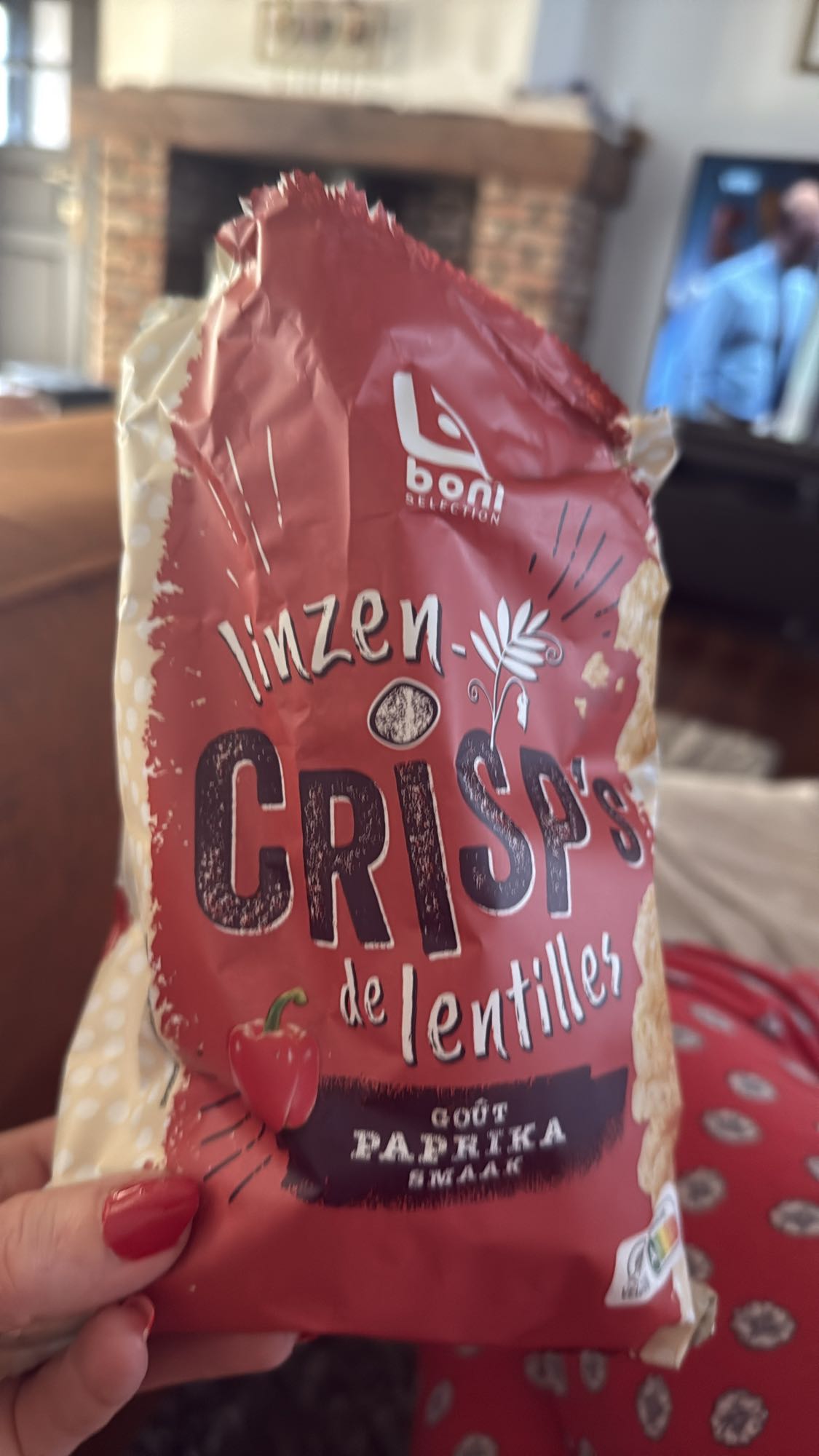 Linzenchips paprika