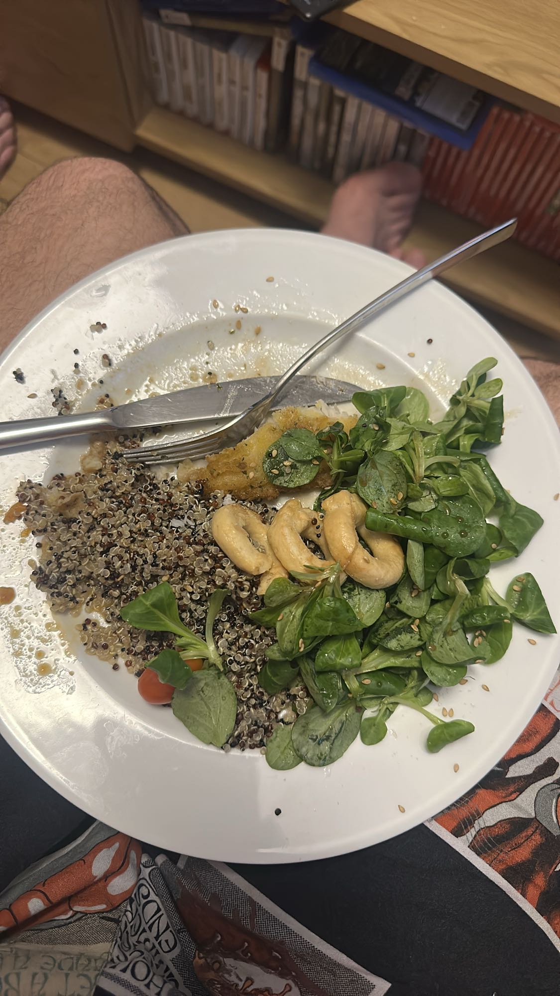 Salade quinoa et noix