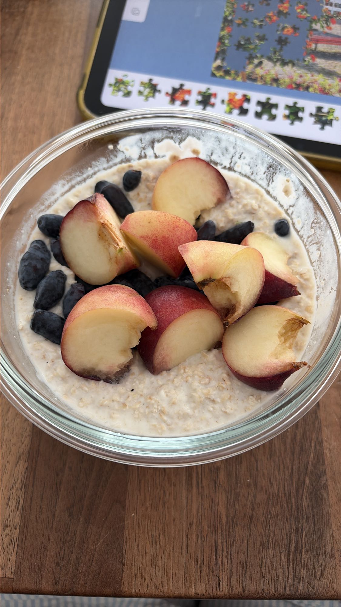 Havregröt med frukt