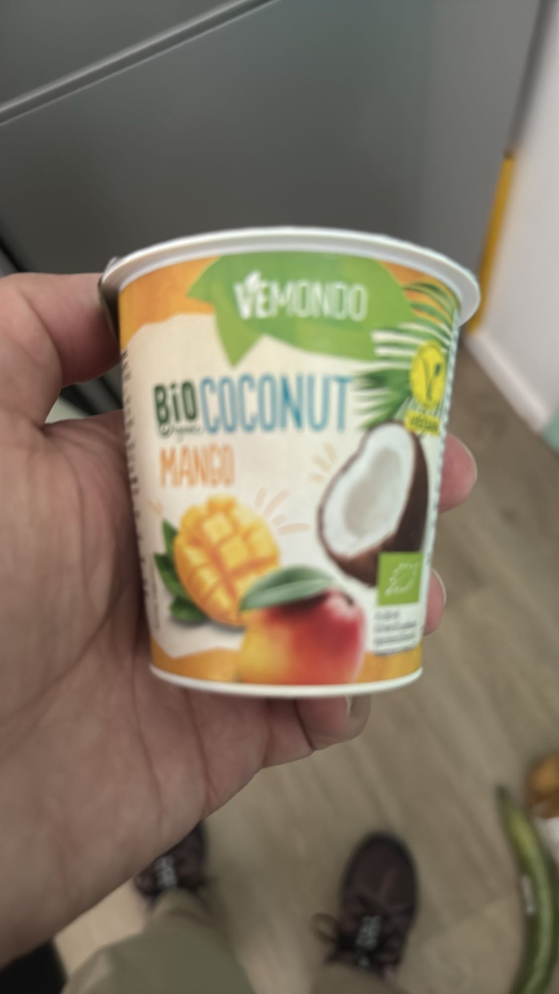Coconut Mango Yogurt with Chia Seeds
