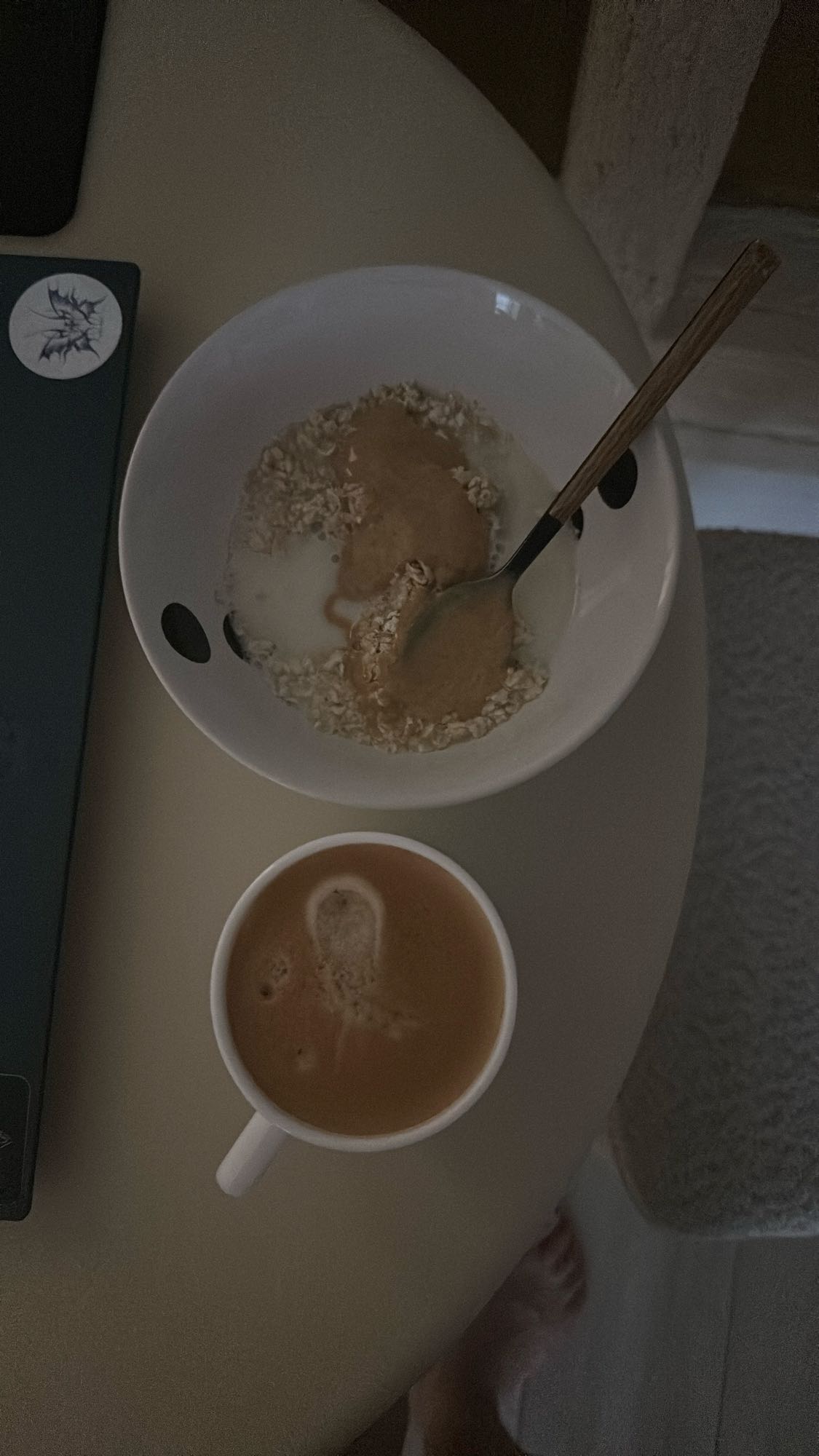Porridge au beurre de cacahuète