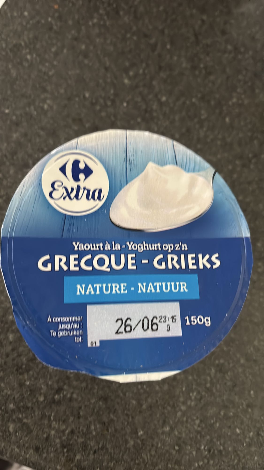 Yaourt grec nature