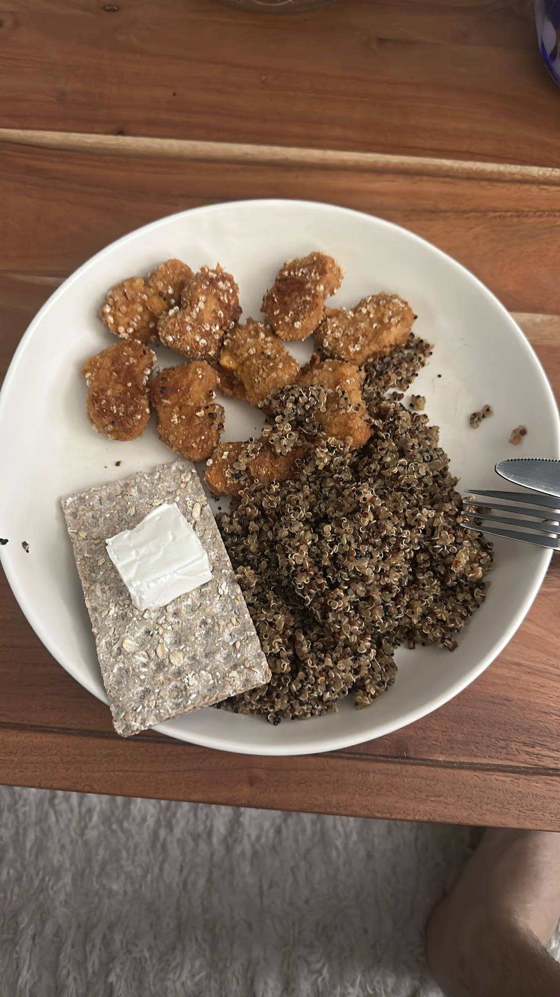 Quinoa et nuggets