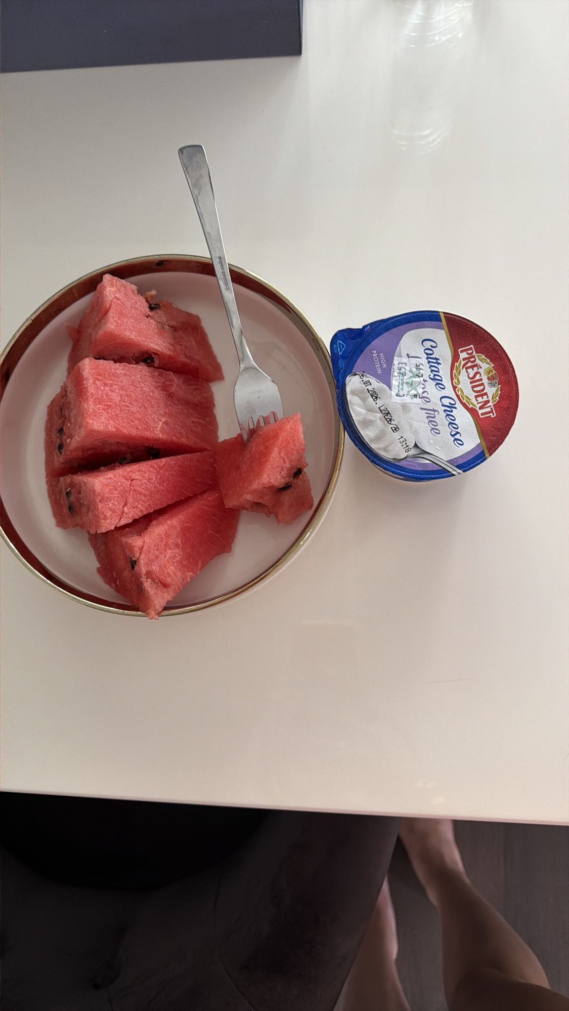 Watermelon and Cottage