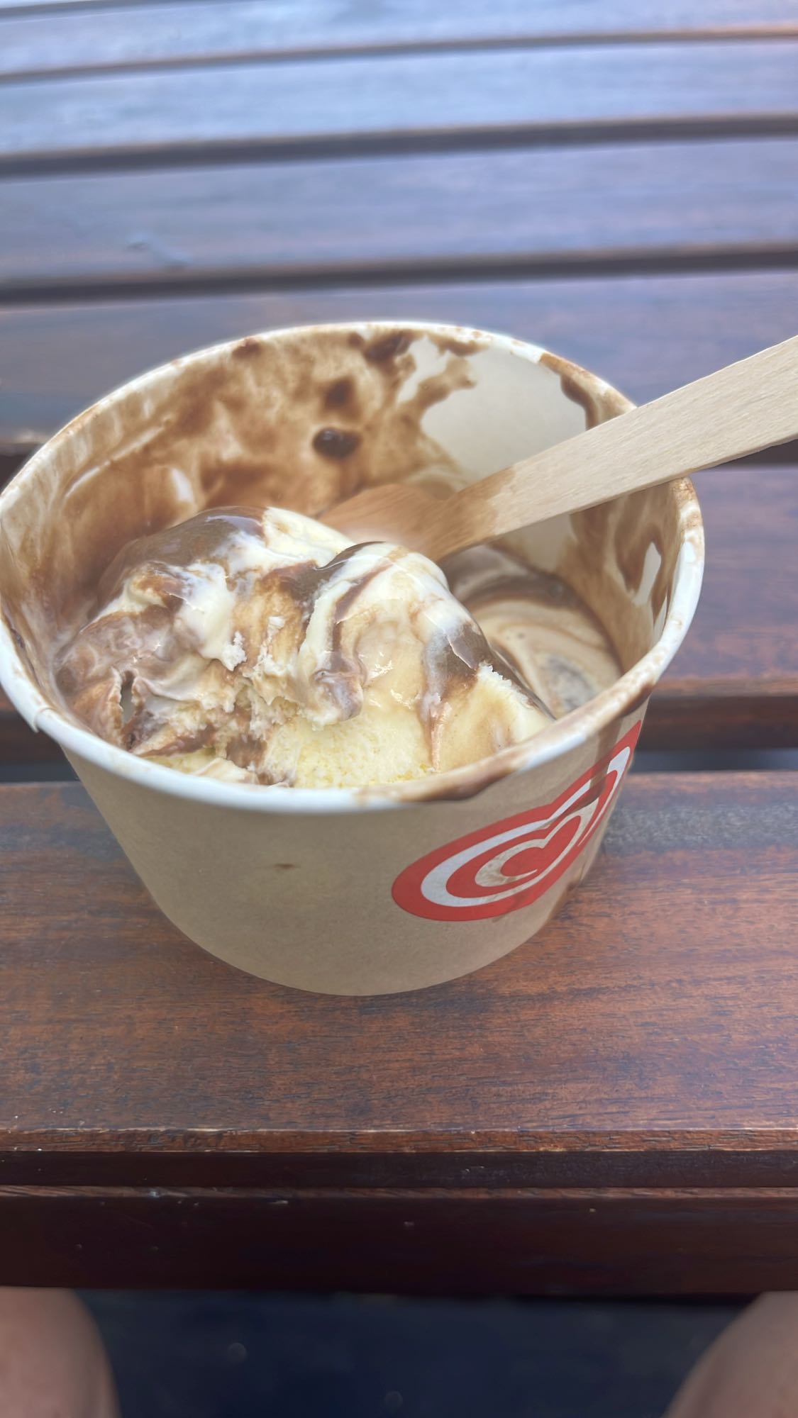 Vaniljglass med choklad