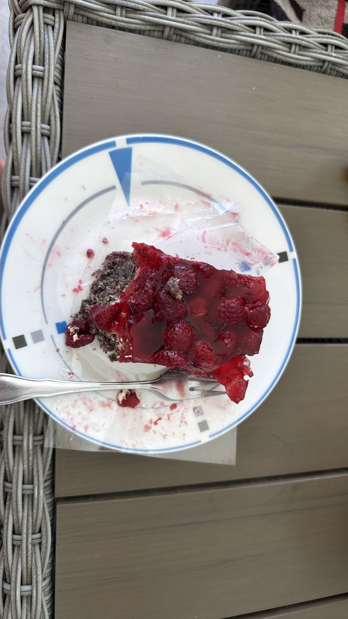 Kirschkuchenstück