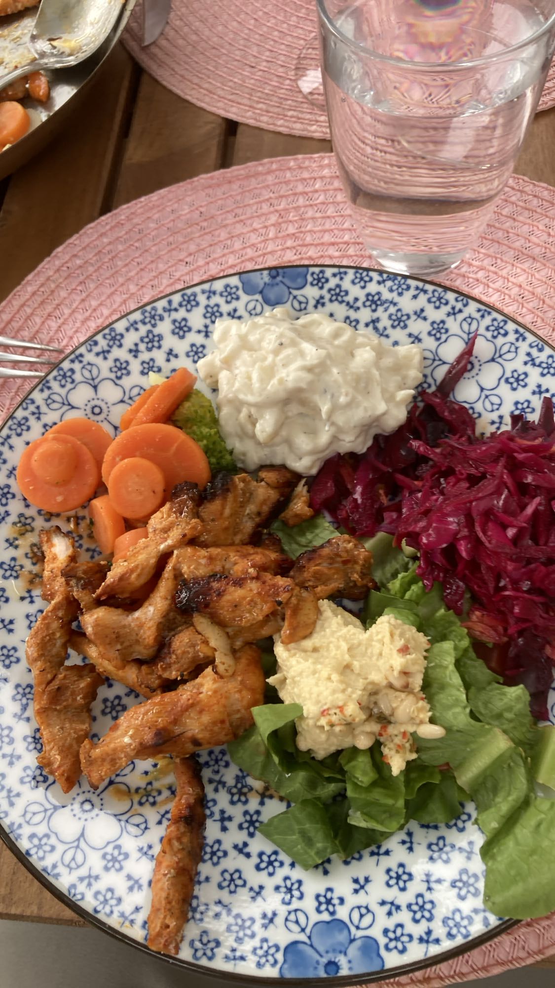 Kyckling med sallad