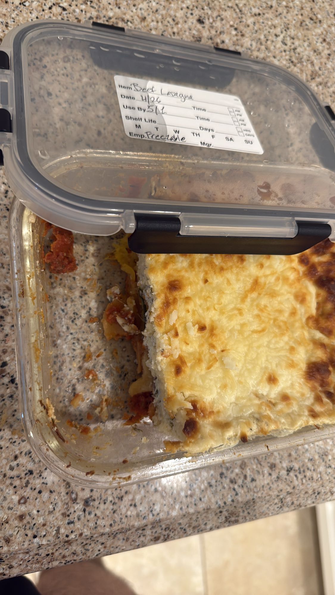 Beef Lasagna