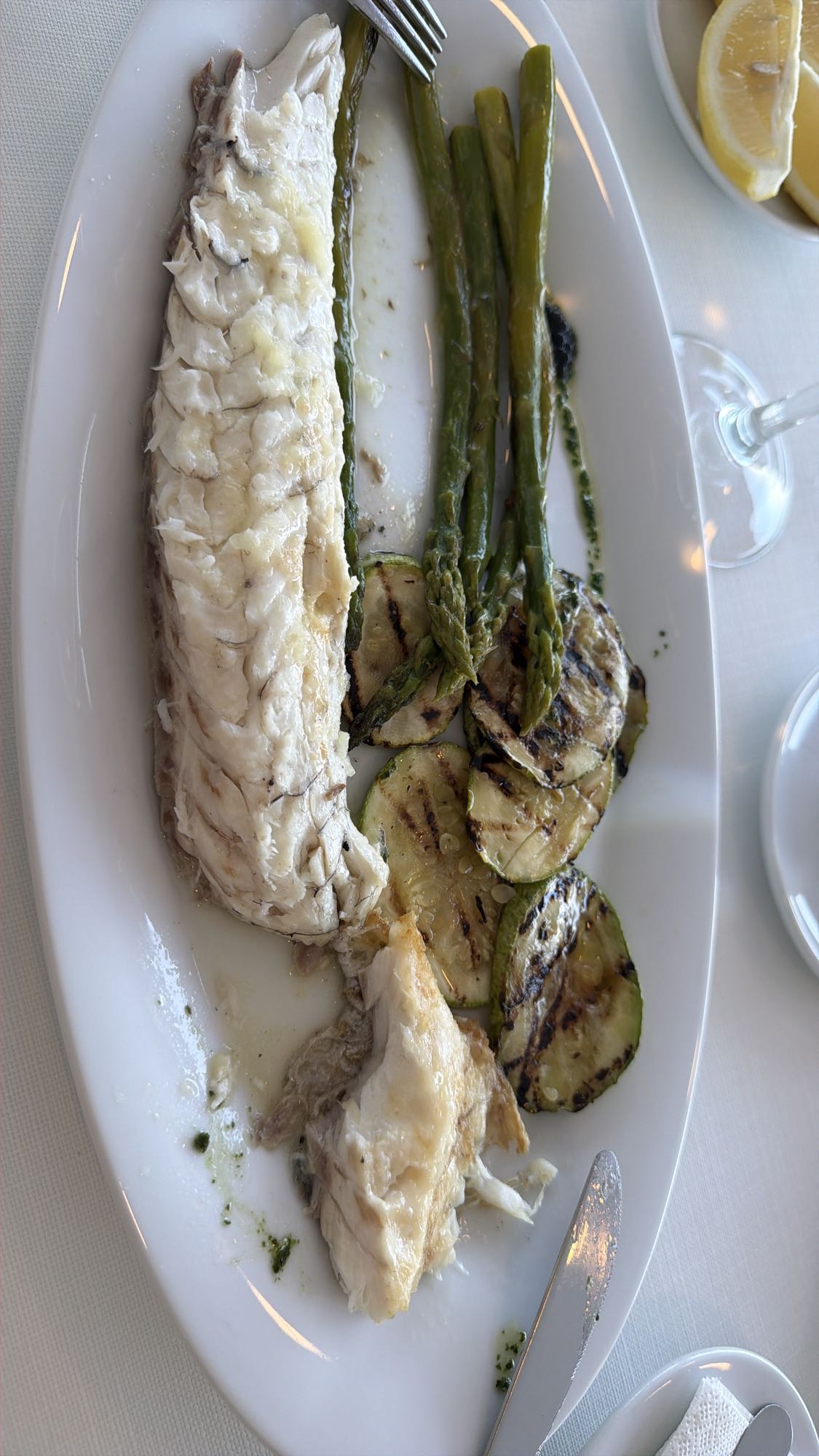 Grilled Fish and Veg