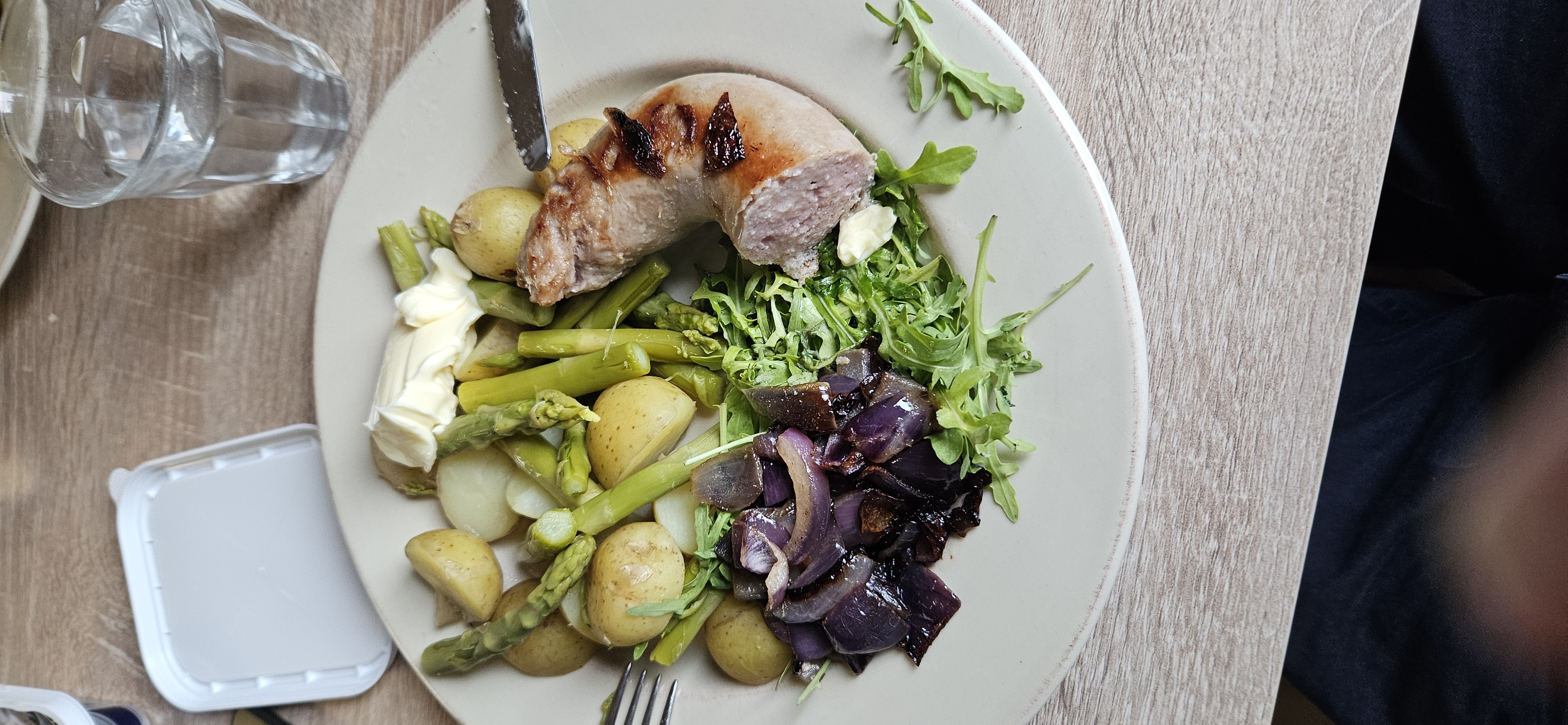 Pork Sausage Veg Plate