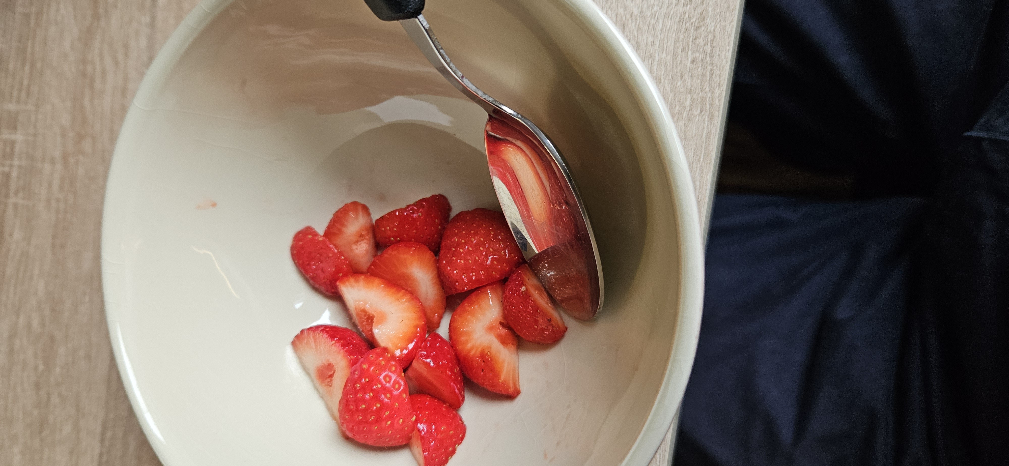 Sliced Strawberries
