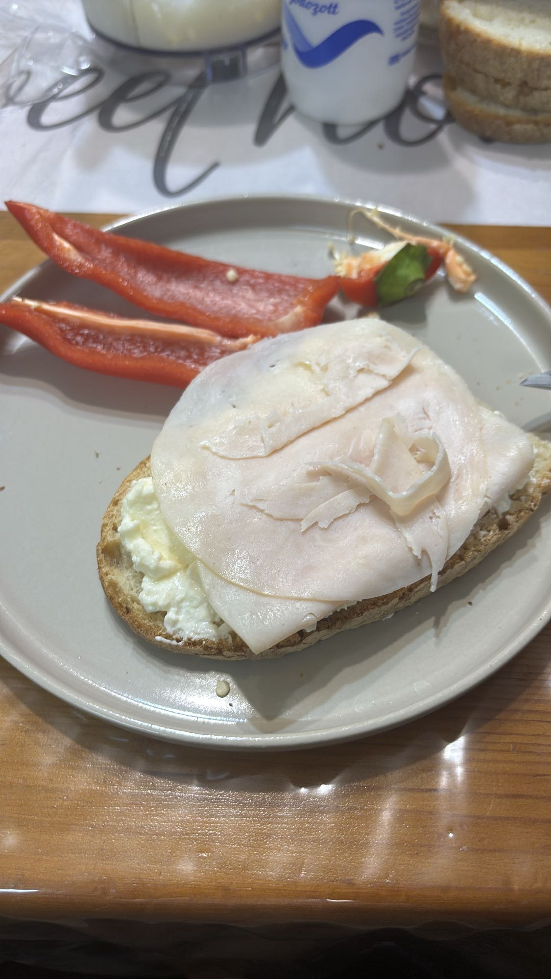 Pulykás szendvics paprikával