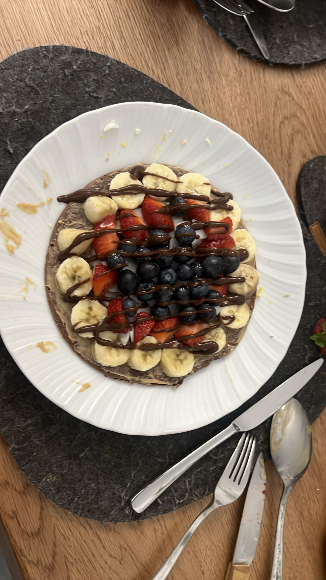 Pancake con frutta