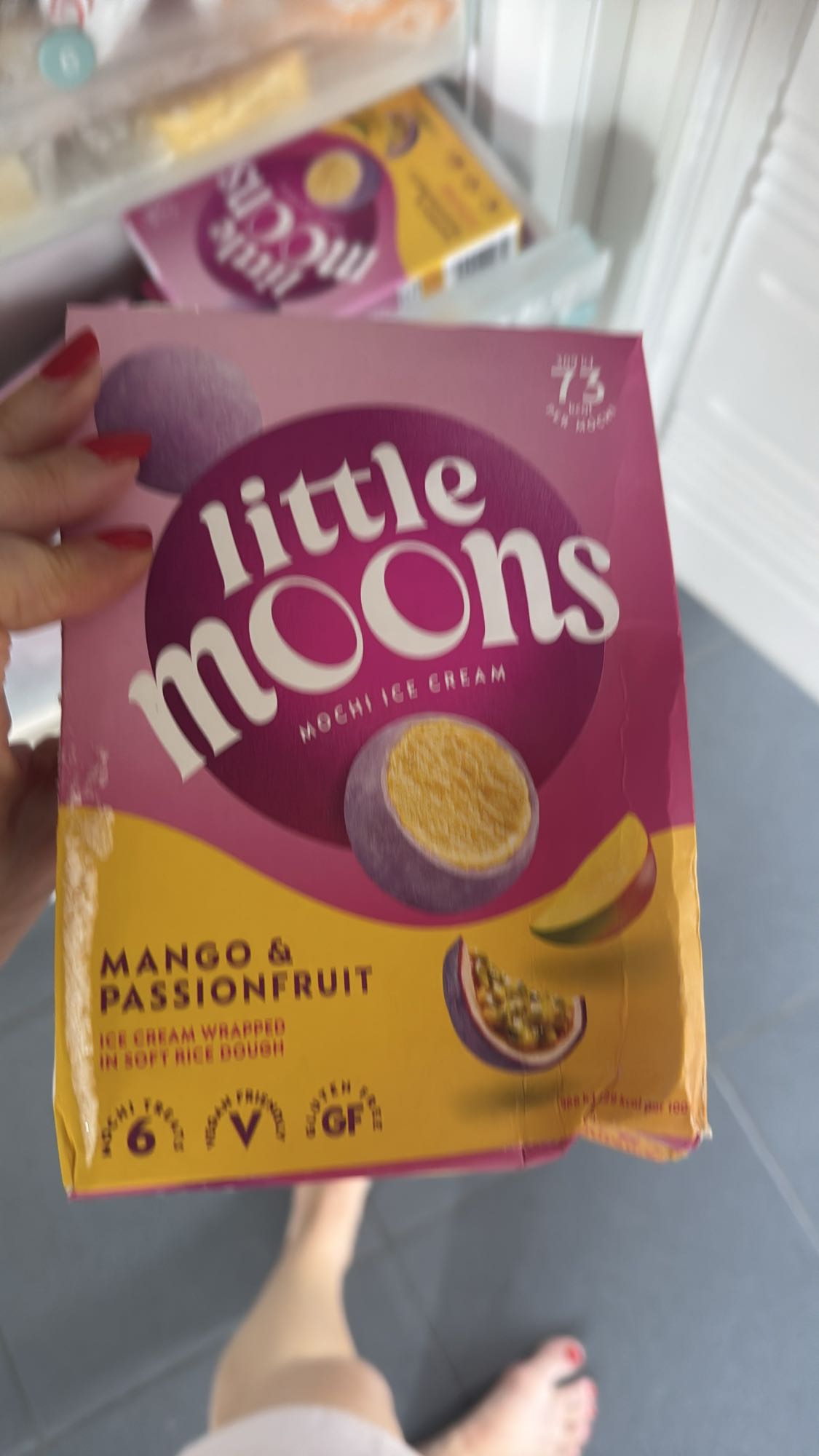 Mango passievrucht mochi