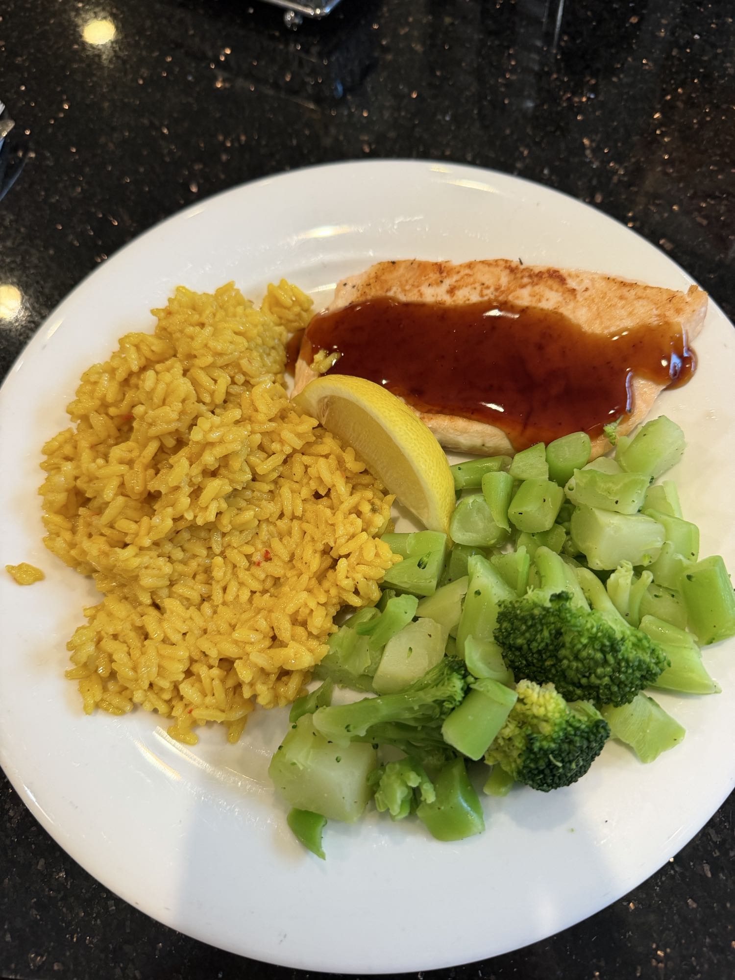 Salmon Rice Plate
