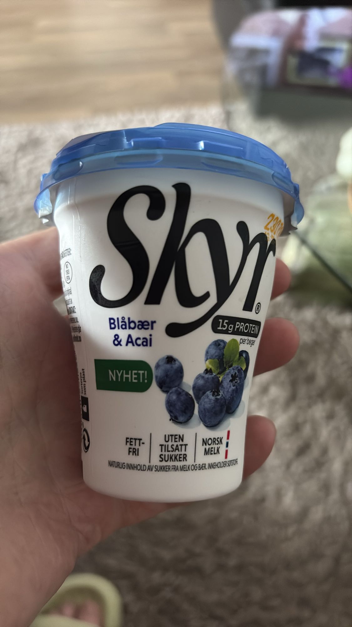 Skyr blåbær og acai
