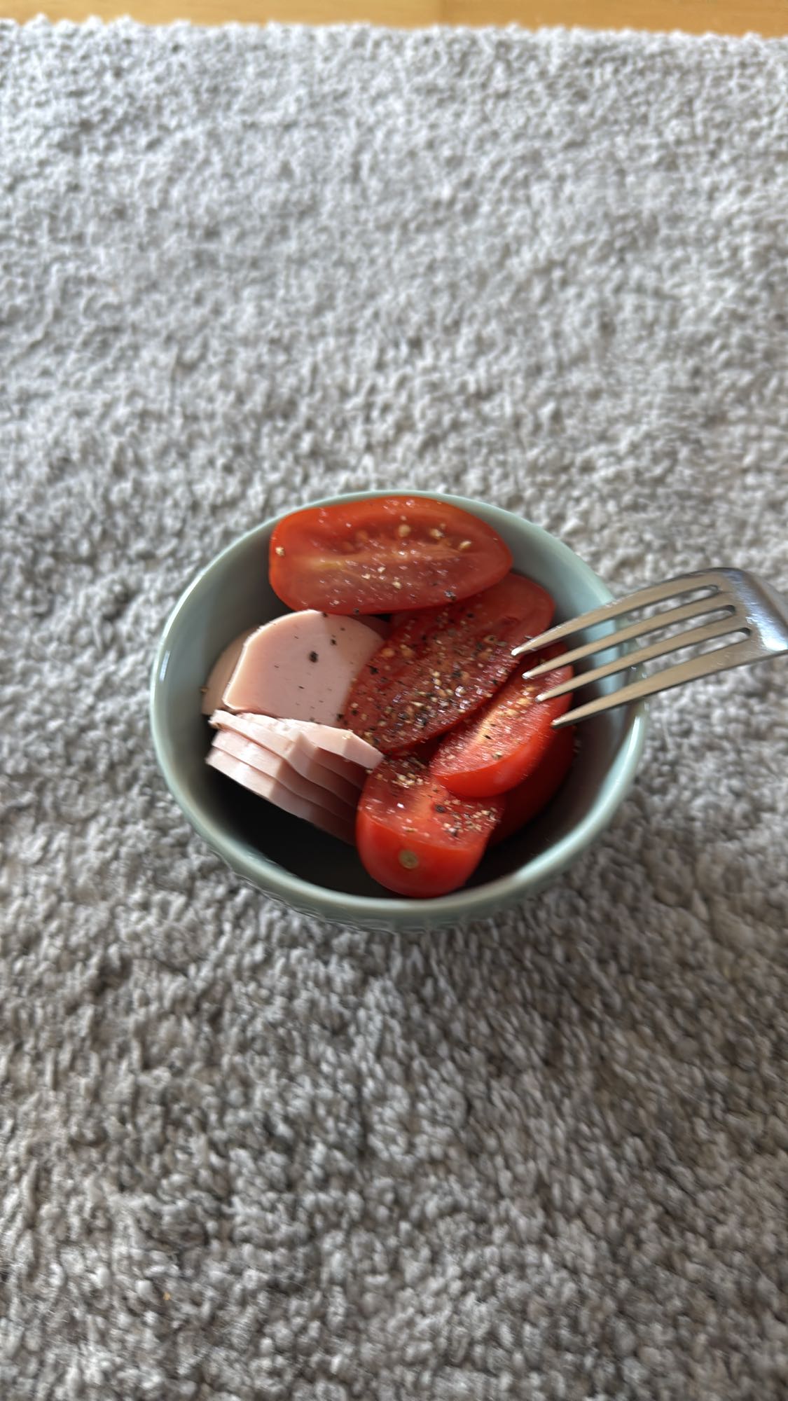 Tomato and Sausage Bowl