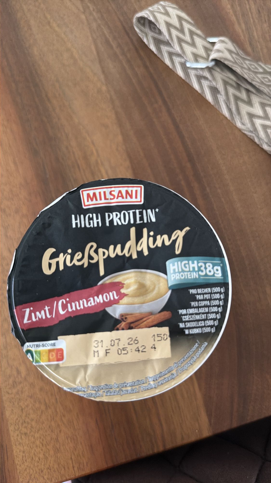 Grießpudding Zimt