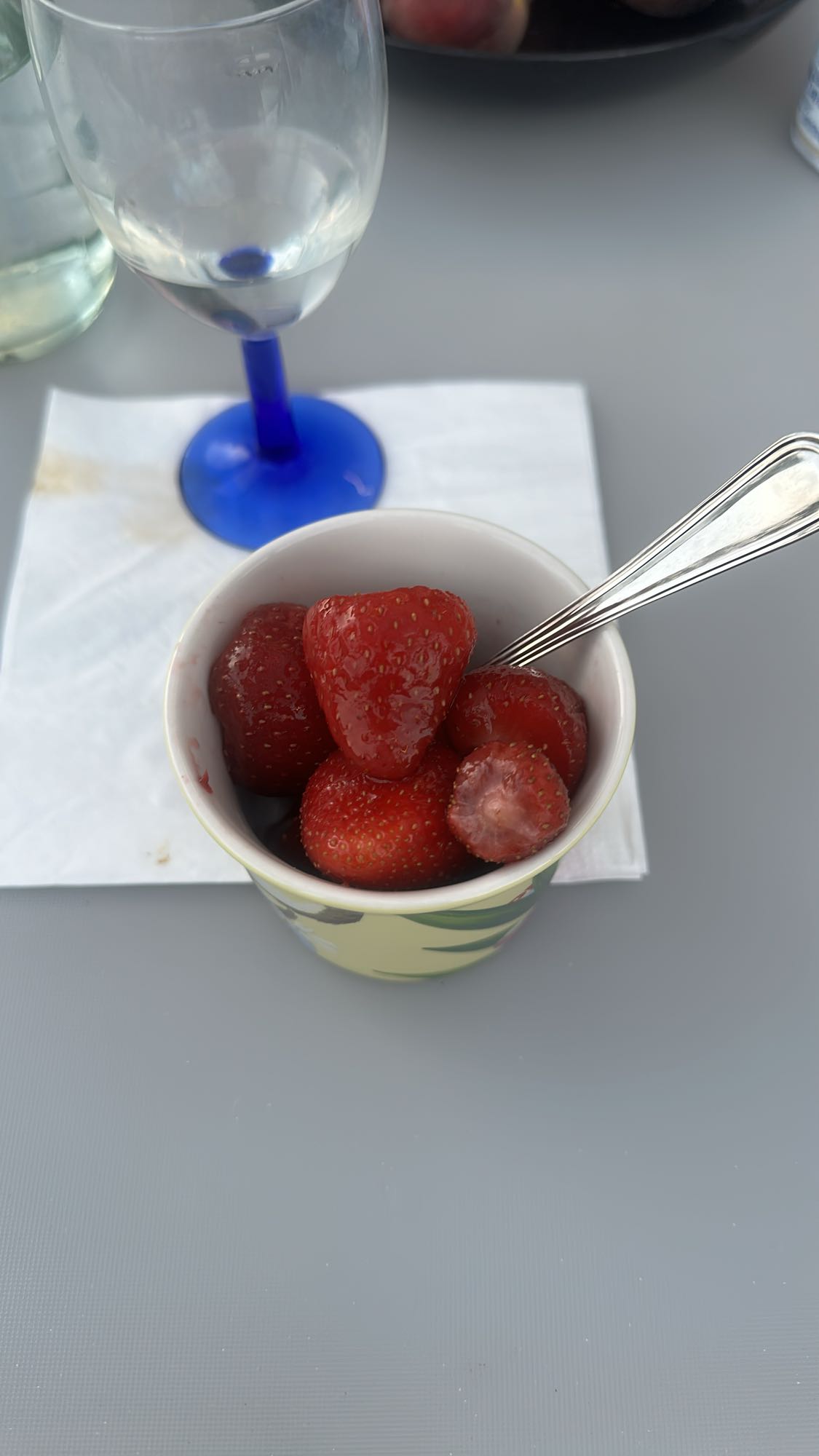 Fraises en coupe
