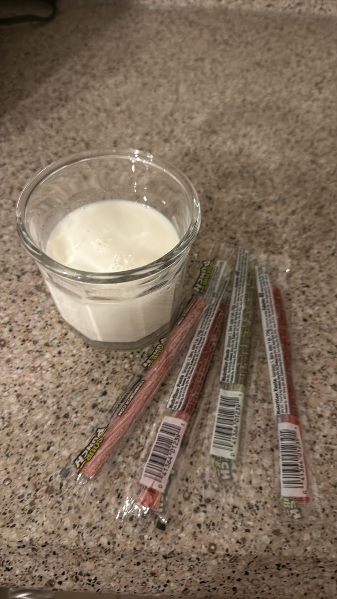 Milk and Sour Punch Straws