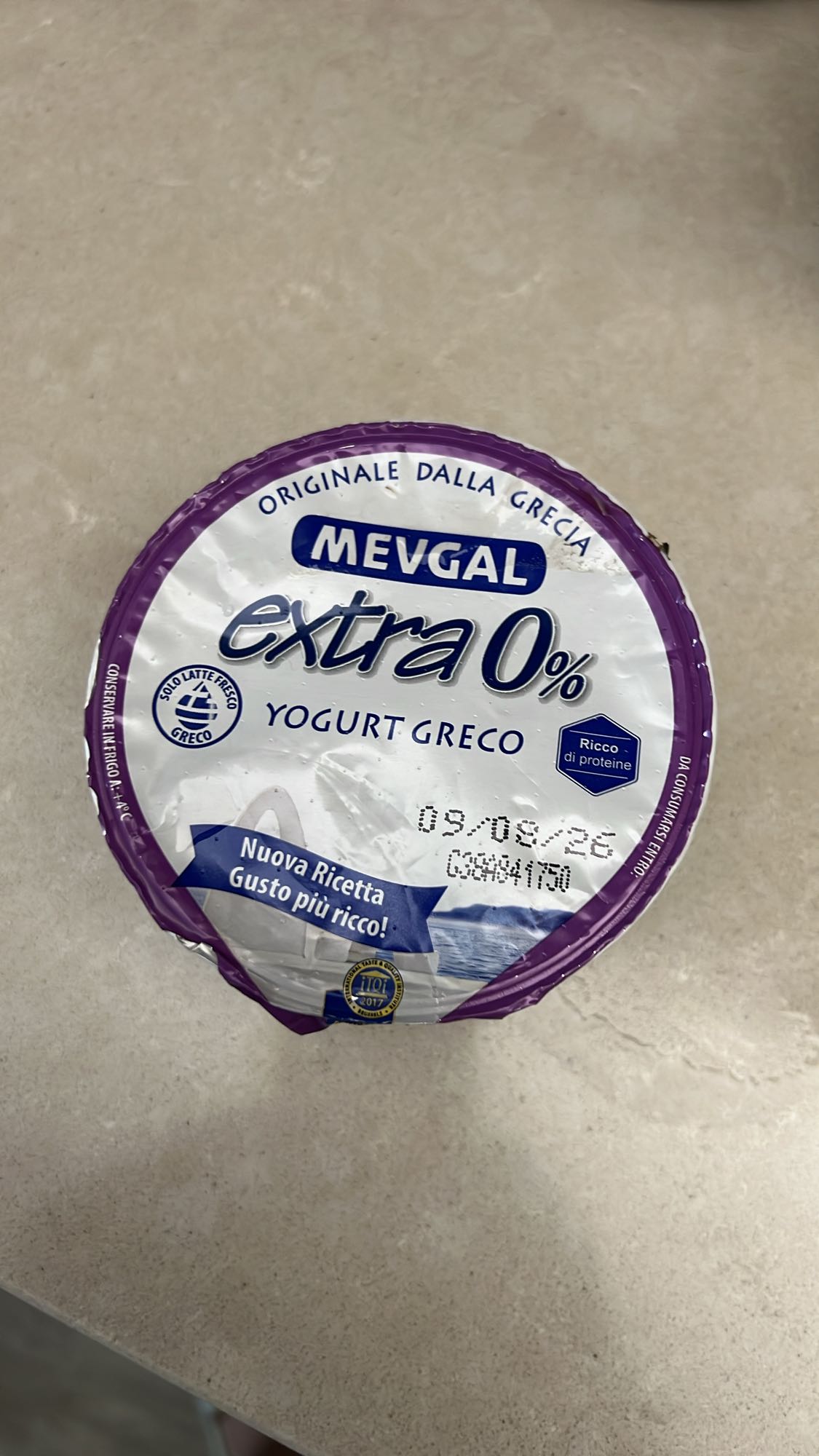 Yogurt greco 0%